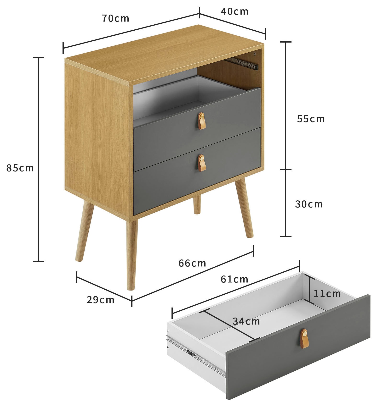 Leonique Commode »Avril«