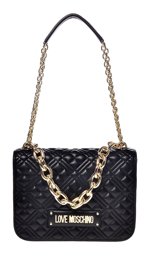 Image of LOVE MOSCHINO Schultertasche, mit Steppung und goldfarbenen Details bei Ackermann Versand Schweiz