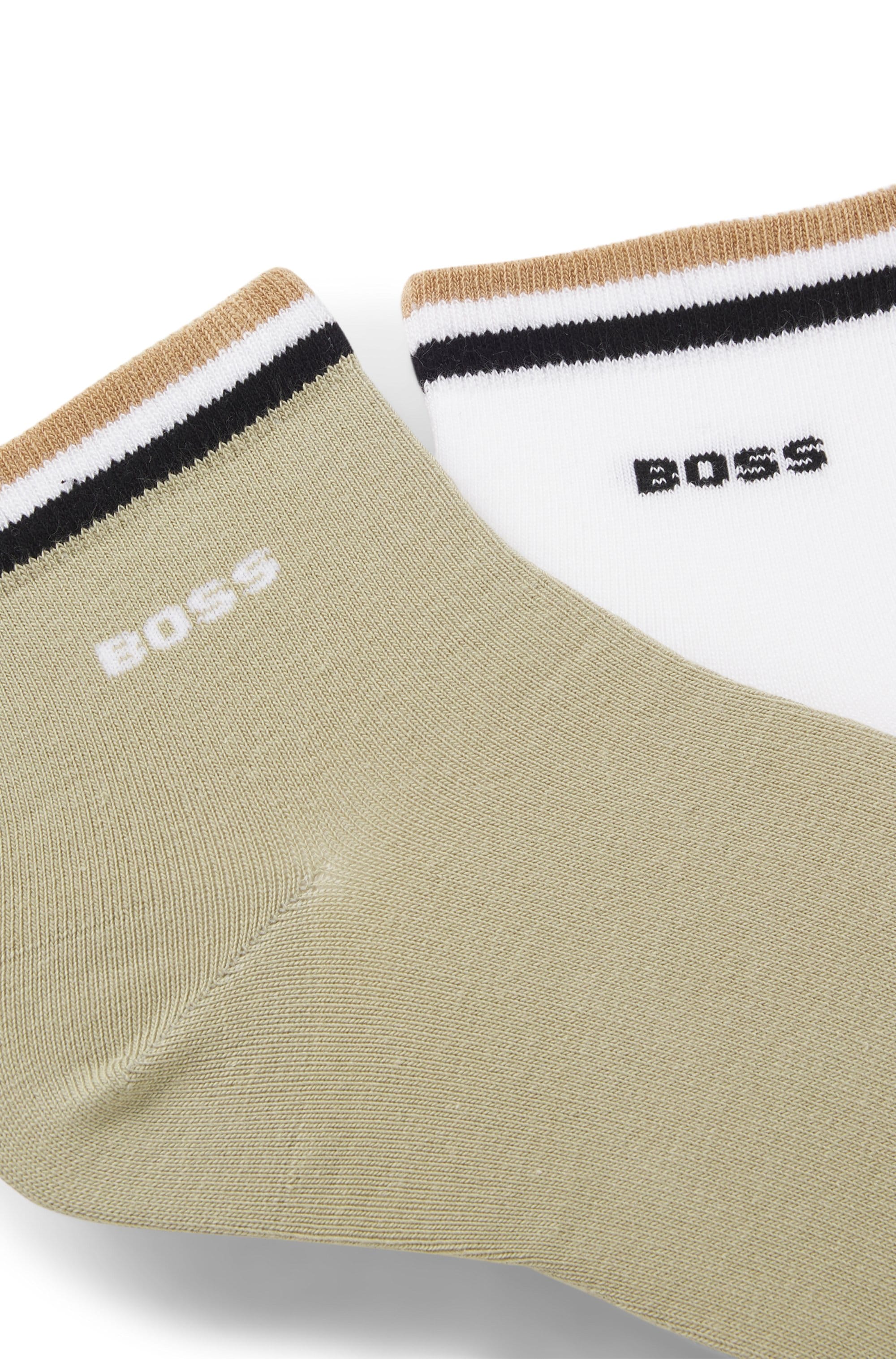 BOSS Chaussettes de loisirs »2P SH Stripe CC« Paquet, , 2 Couple tlg. avec inscription BOSS