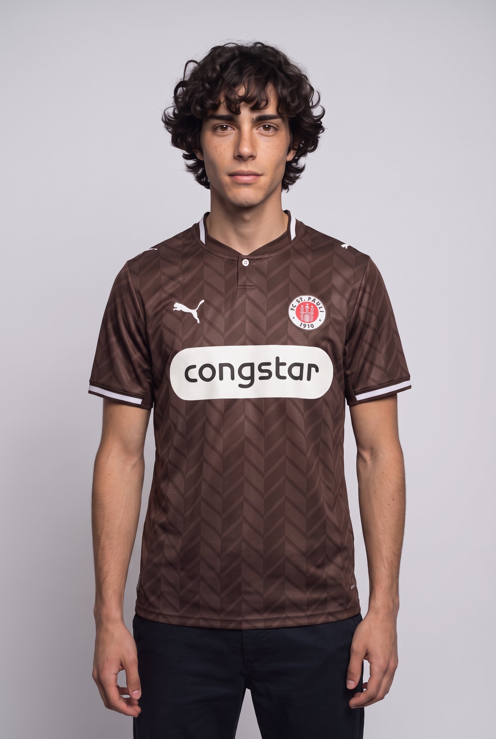 PUMA Fussballtrikot »FCSP HOME JERSEY REPLICA« mit Rundhalsausschnitt, Kurzarm, atmungsaktiv