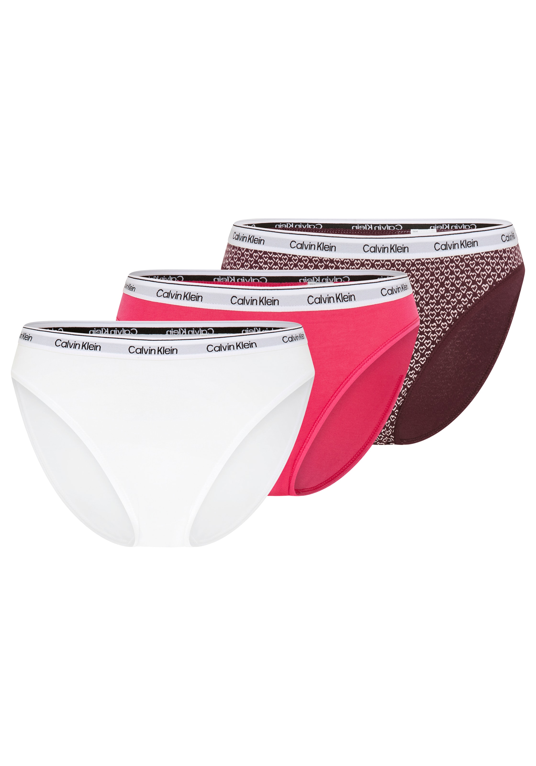 Image of Calvin Klein Underwear Bikinislip "3 PACK BIKINI (LOW-RISE)" Packung, 3er-Pack, 3 Stk. mit Logobund