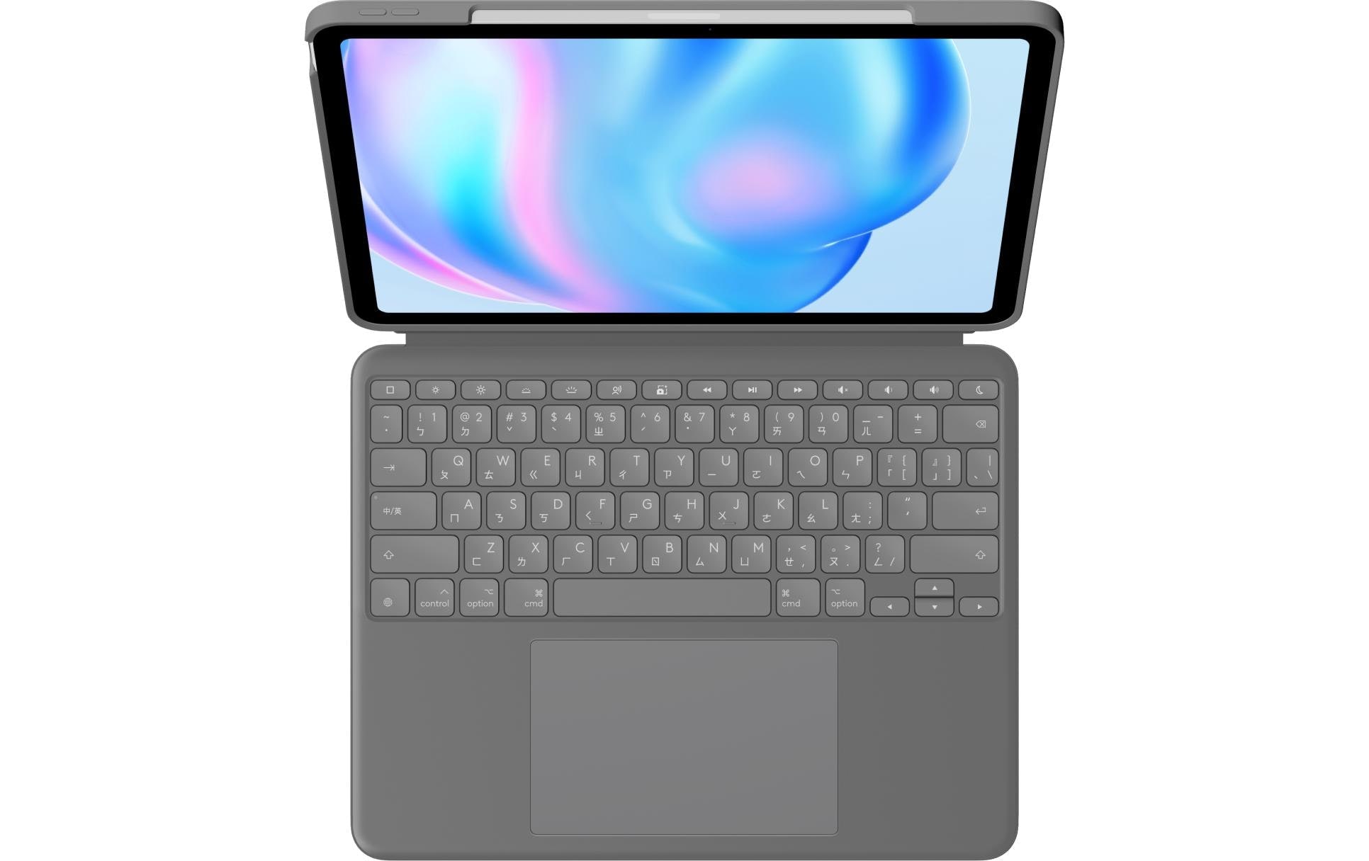 Logitech Clavier »Tastatur Cover Combo Touch iPad Air 13 (M2/2024)« ()