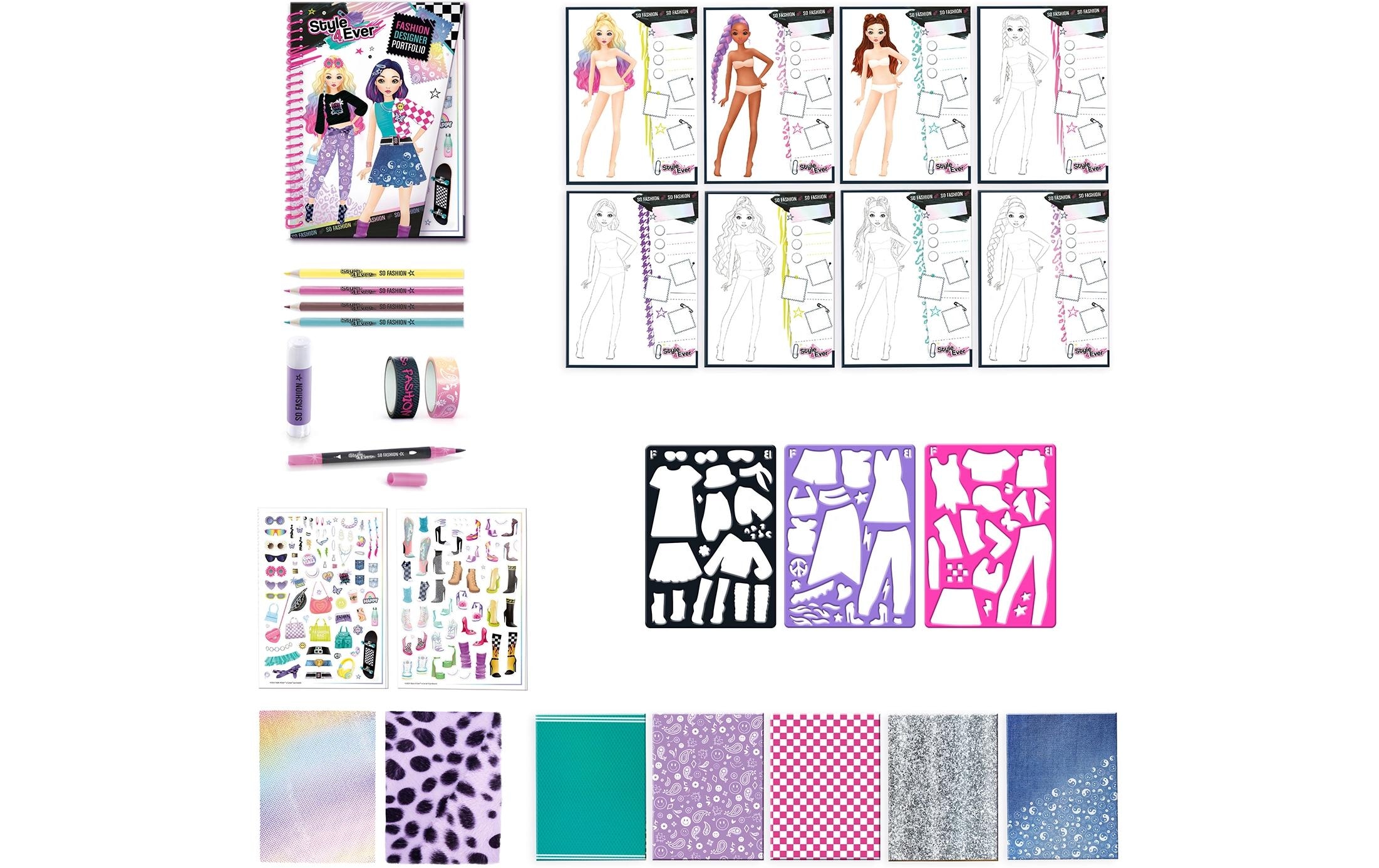 Canal Toys Kreativset »Fashion Designer Portfolio«