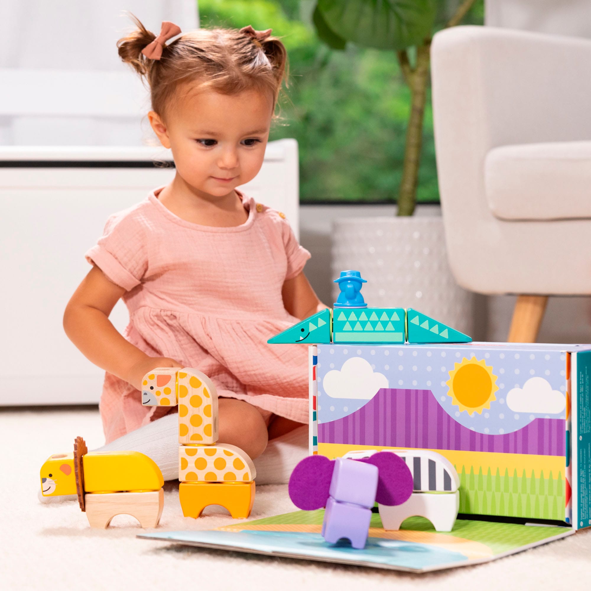 Spin Master Spielbausteine »Melissa & Doug Blockables Safari«