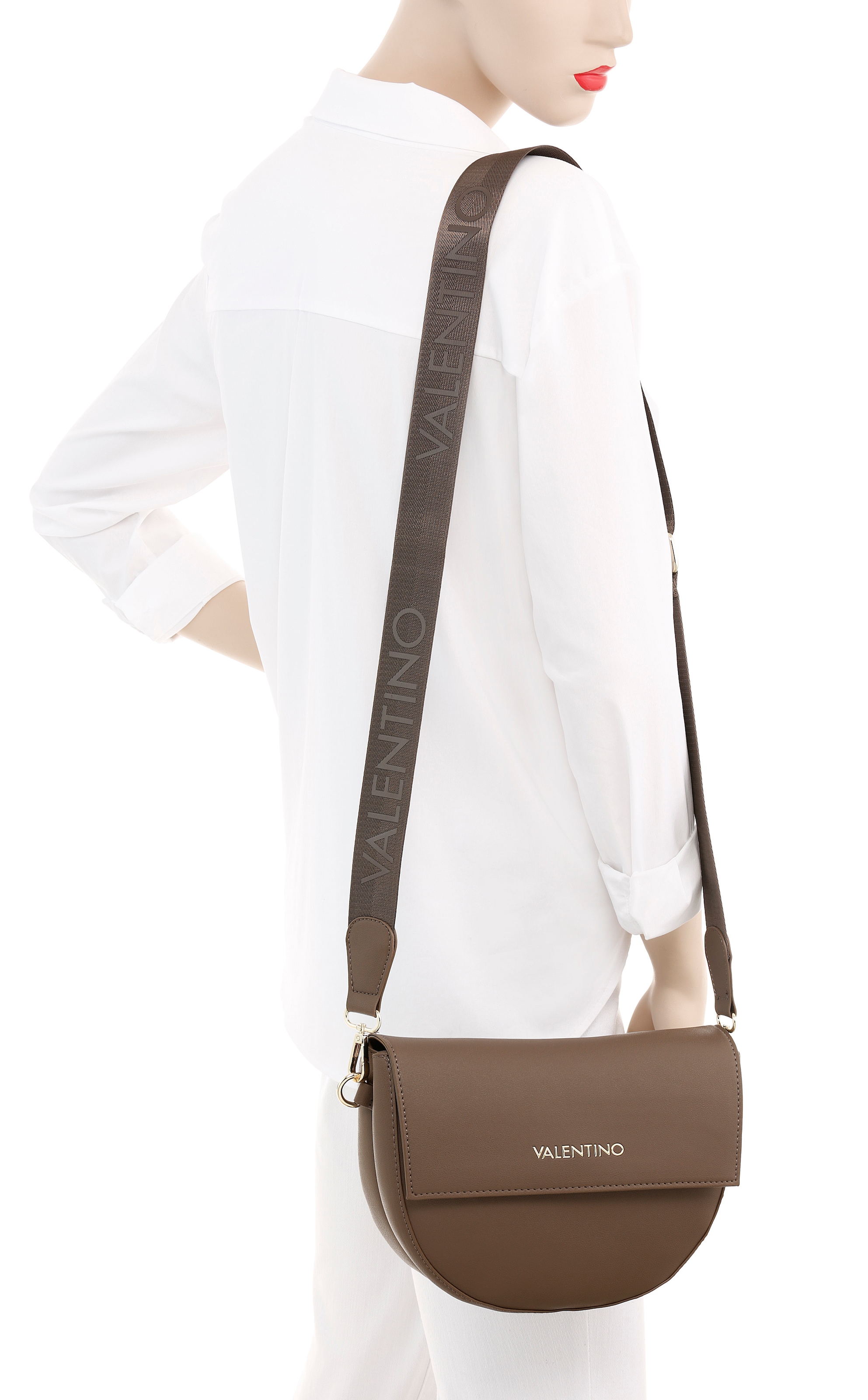 VALENTINO BAGS Umhängetasche »BIGS«, Handtasche Damen Schultertasche mit goldfarbenen Details