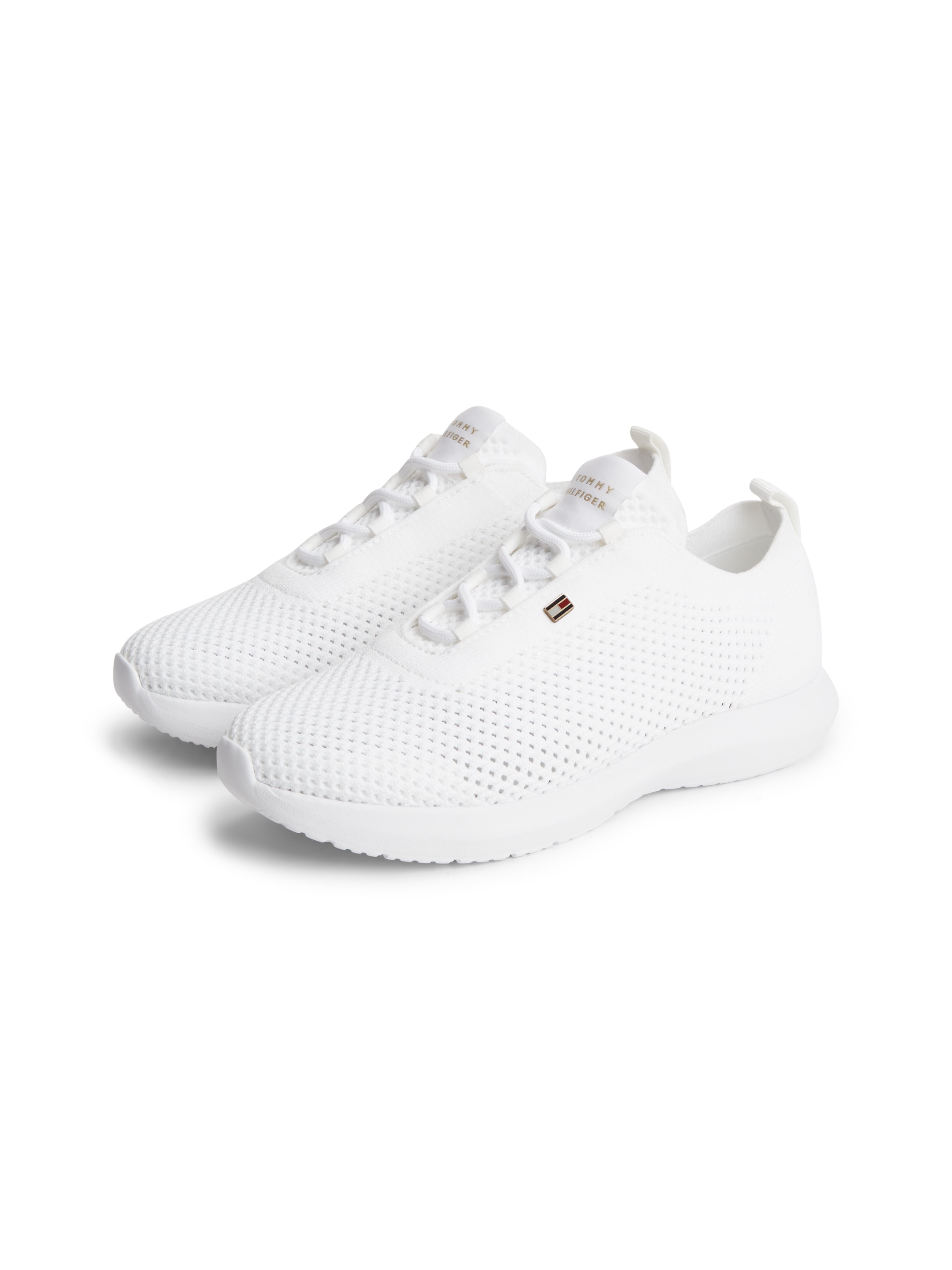 Image of Tommy Hilfiger Keilsneaker "TH KNIT RUNNER" Freizeitschuh, Halbschuh, Schnürschuh mit Logoflaggen-Element