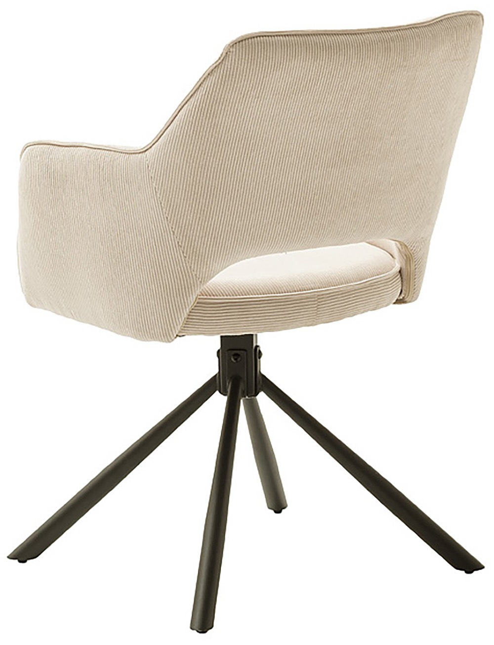 MCA furniture Esszimmerstuhl »LUZON«, Cord, (2er-Set), drehbar 180°, Belastbarkeit 120 kg, Sitzhöhe ca. 50 cm