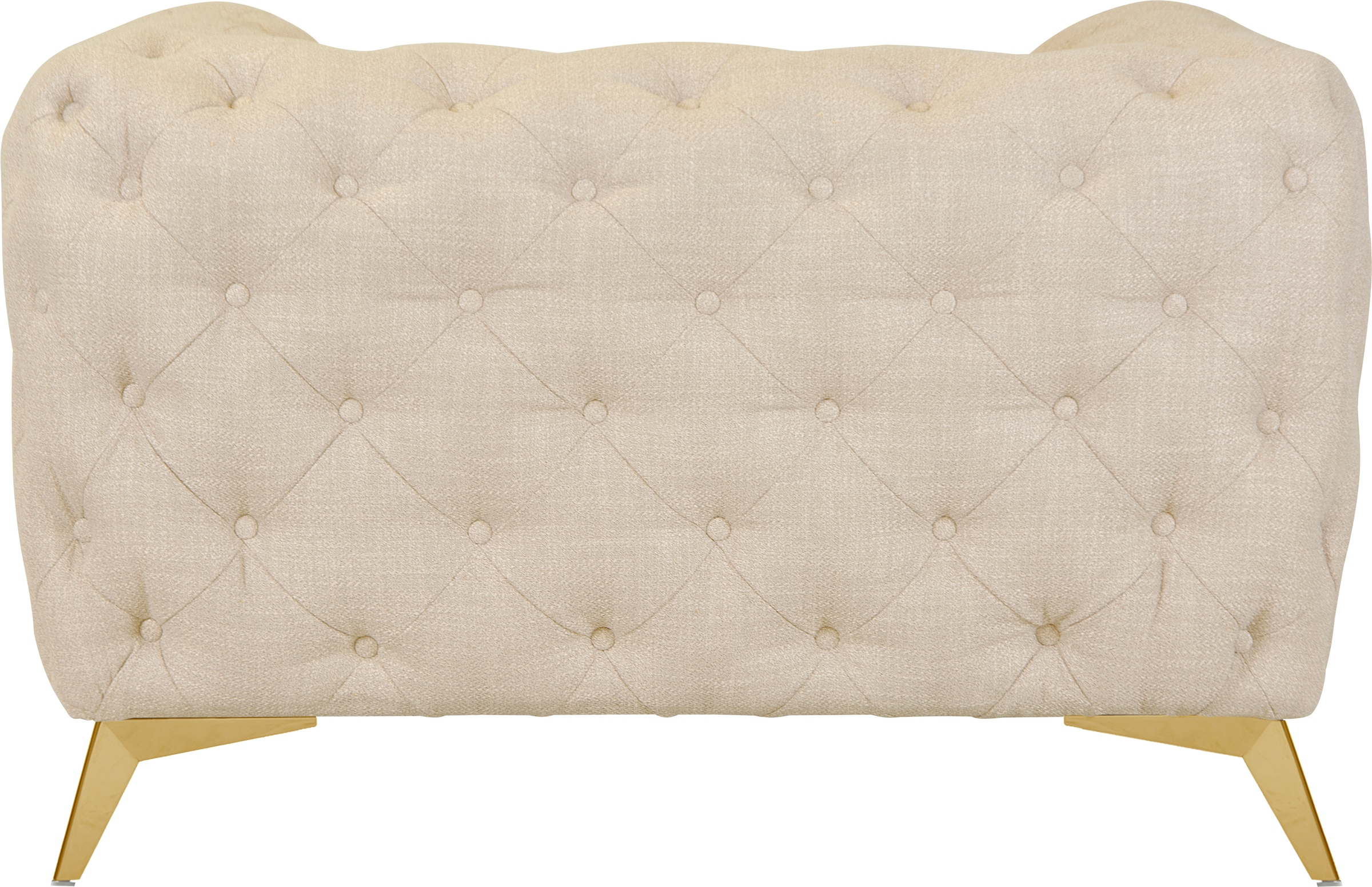 Leonique Chesterfield-Sessel »Glynis Sessel«, aufwändige Knopfheftung, moderne Chesterfield Optik, Fussfarbe wählbar