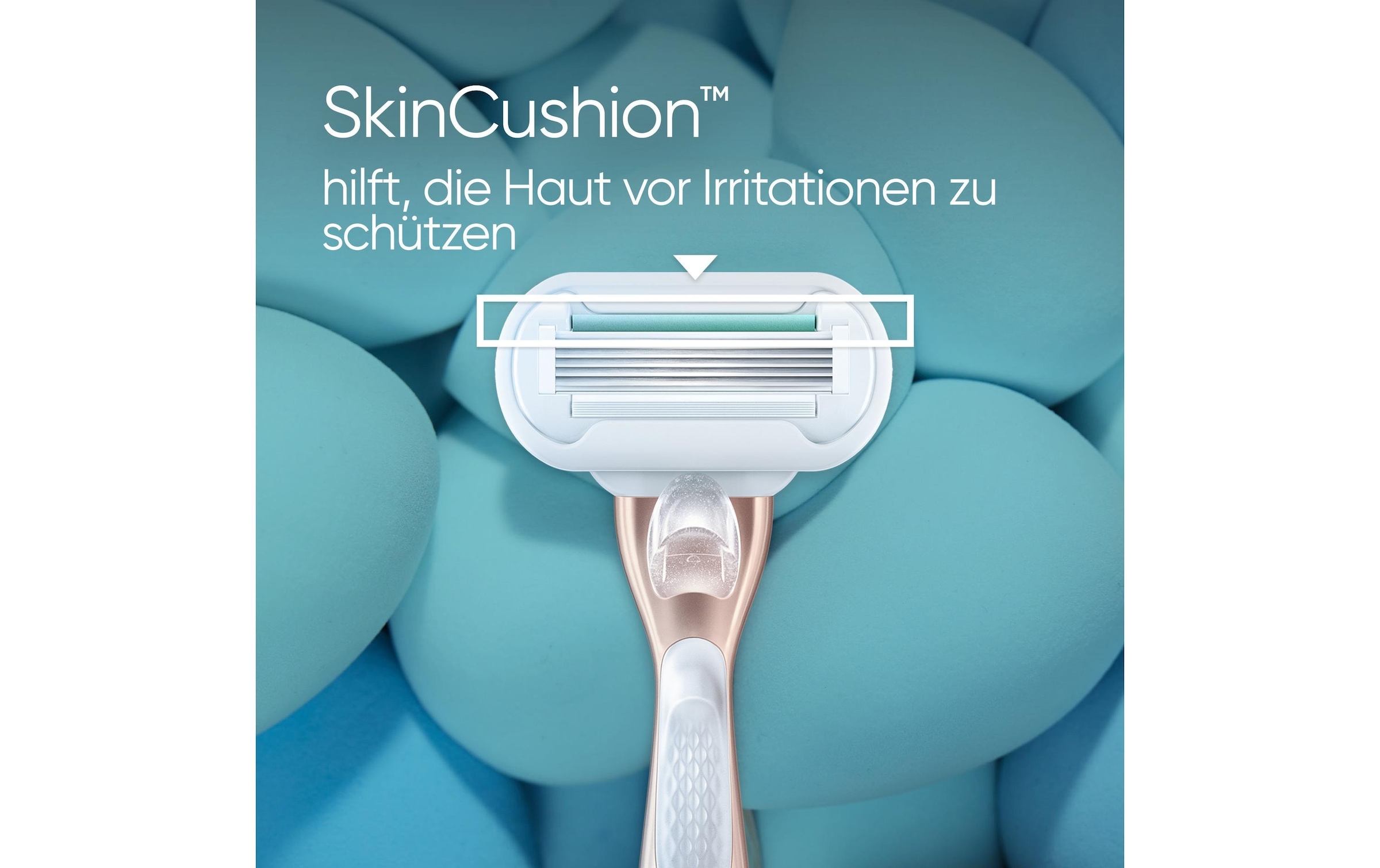 Gillette Venus Körperrasierer »Rasierer Deluxe Smooth Sensitive 1 Stück Roségoldfarben«