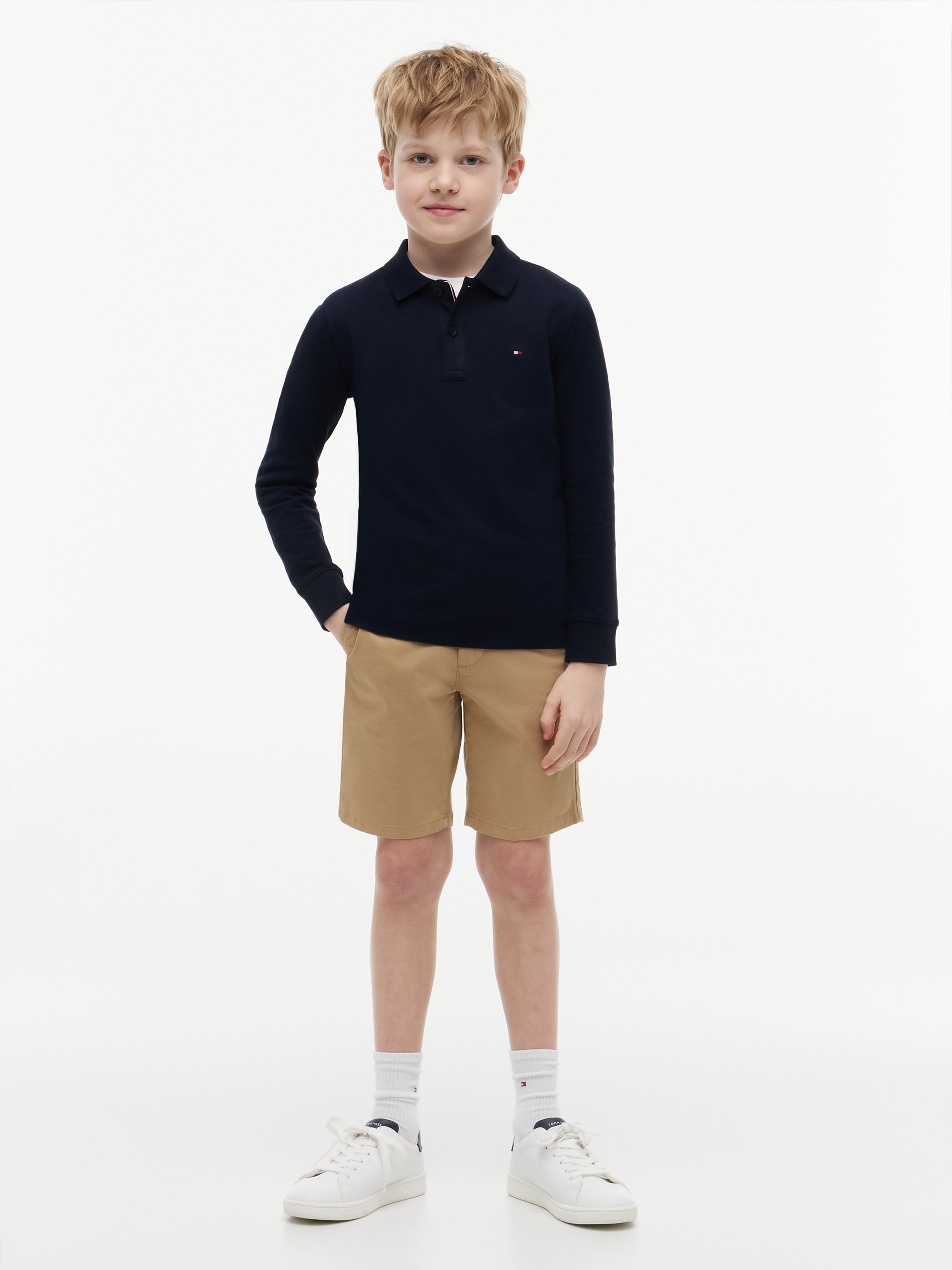 Tommy Hilfiger Polo »REG POLO LS« mit Logostickerei