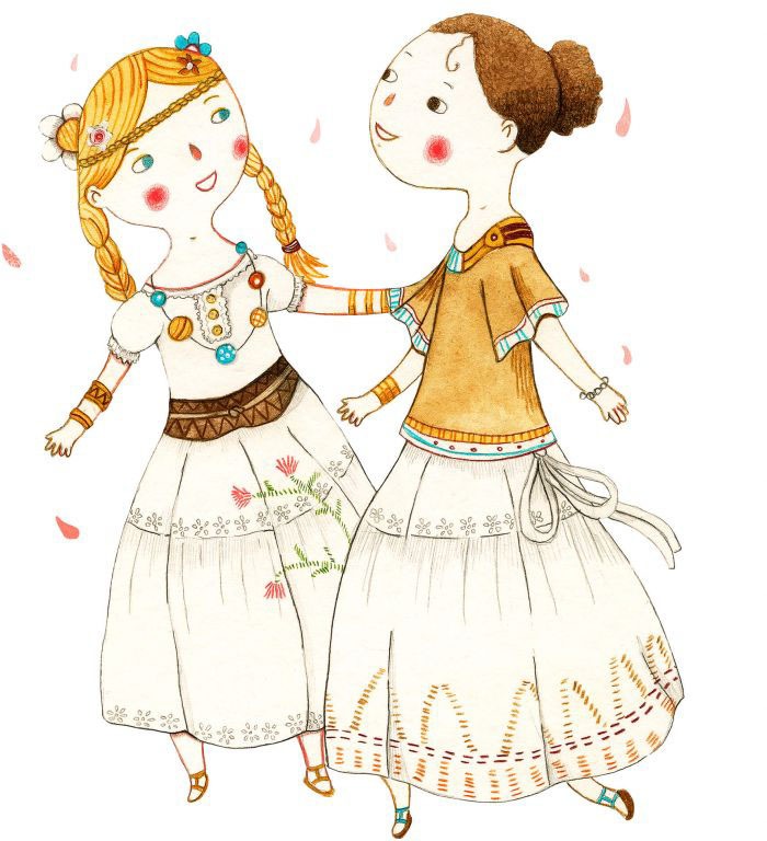 Image of Wall-Art Wandtattoo »Boho Indie Hippie Mädchen«, (1 St.) bei Ackermann Versand Schweiz