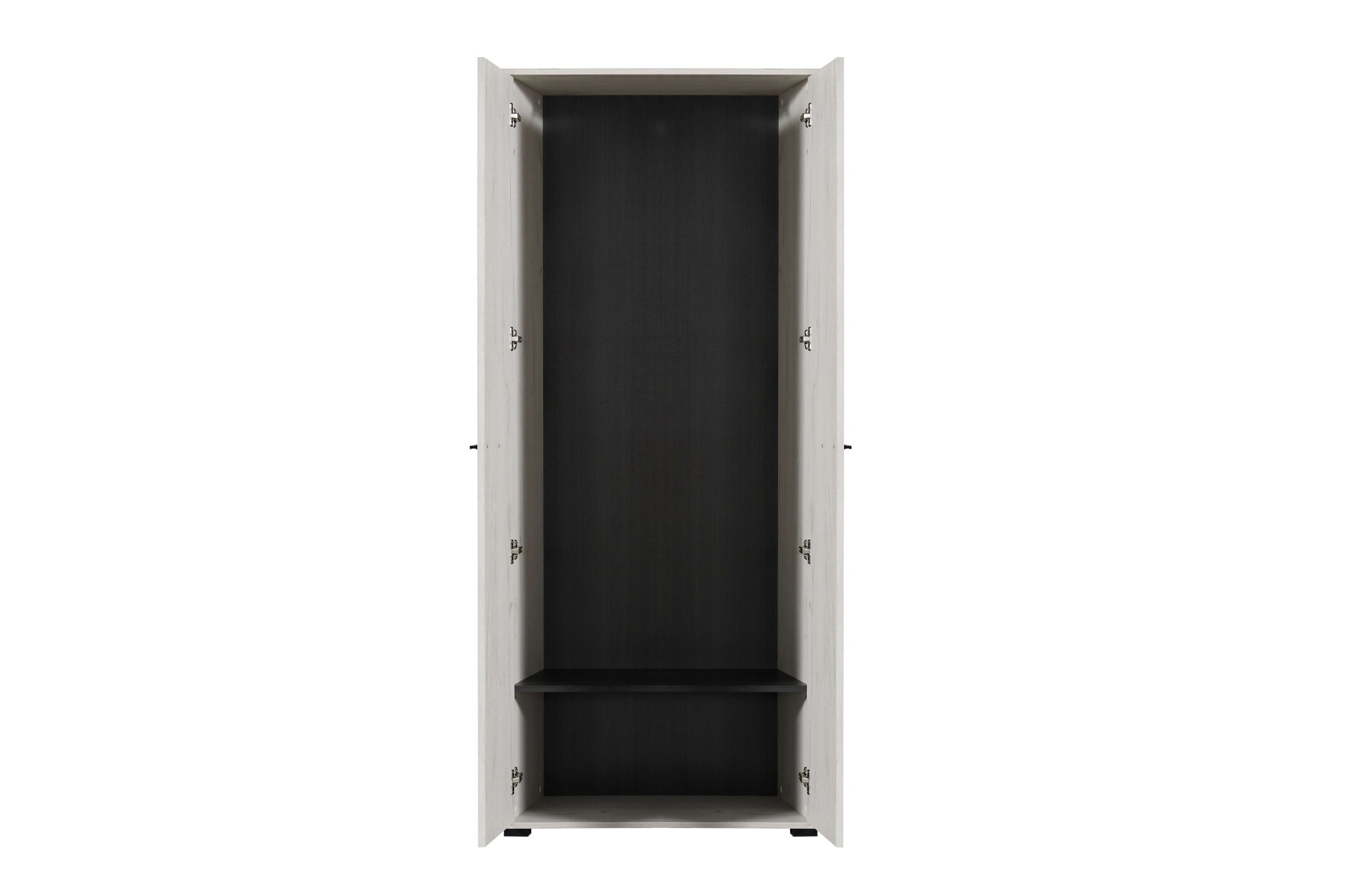 Home affaire Armoire vestiaire »Lorca Drehtürenschrank, Dielenschrank , Flurschrank, Mehrzweckschrank« Design moderne effet chêne avec chants ABS, 2 portes