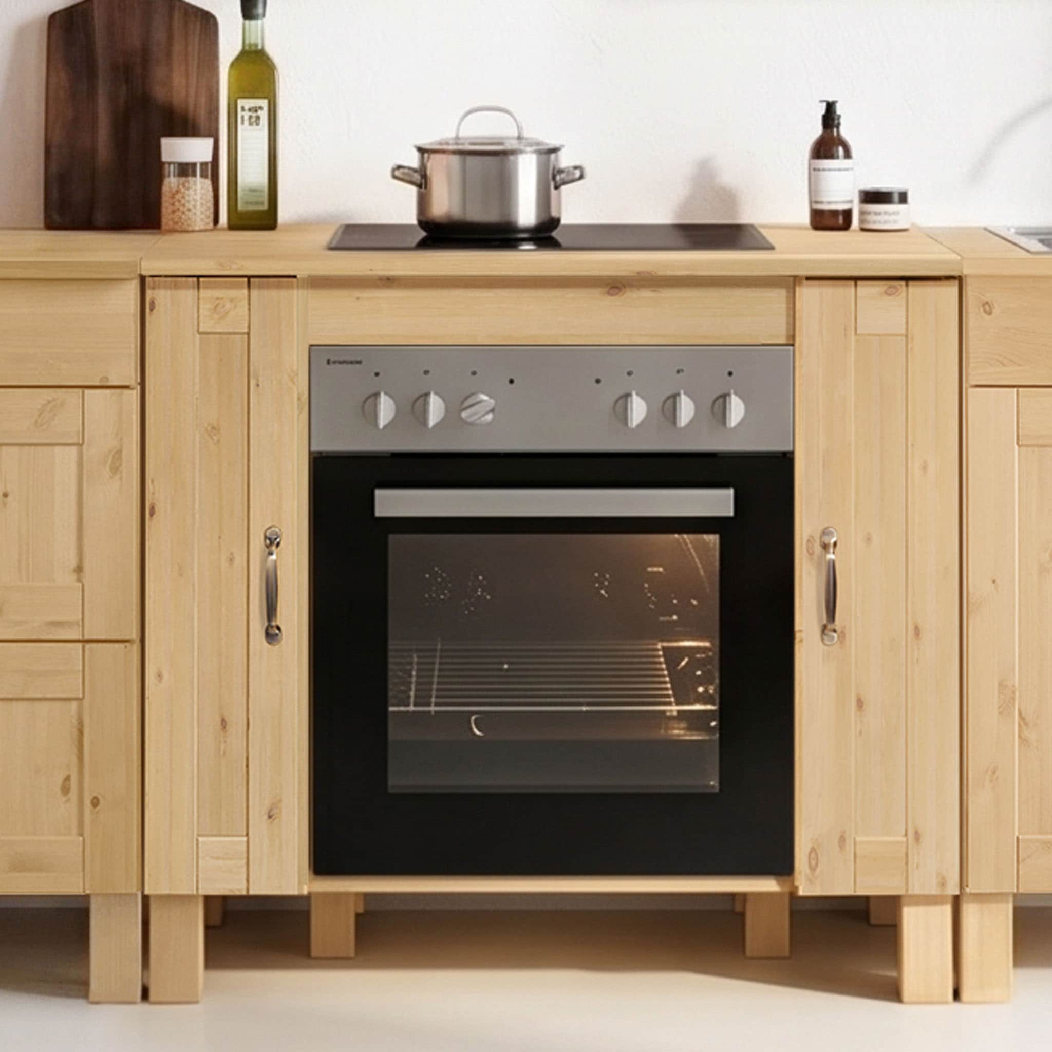 Home affaire Armoire encastrée pour cuisinière »Alby« largeur 100 cm, avec 2 portes