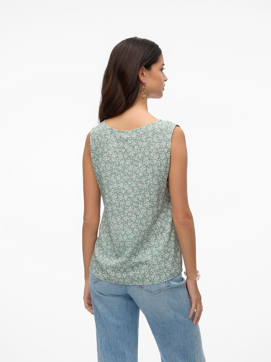 Vero Moda V-Shirt »VMEASY JOY S/L V-NECK TOP WVN GA«