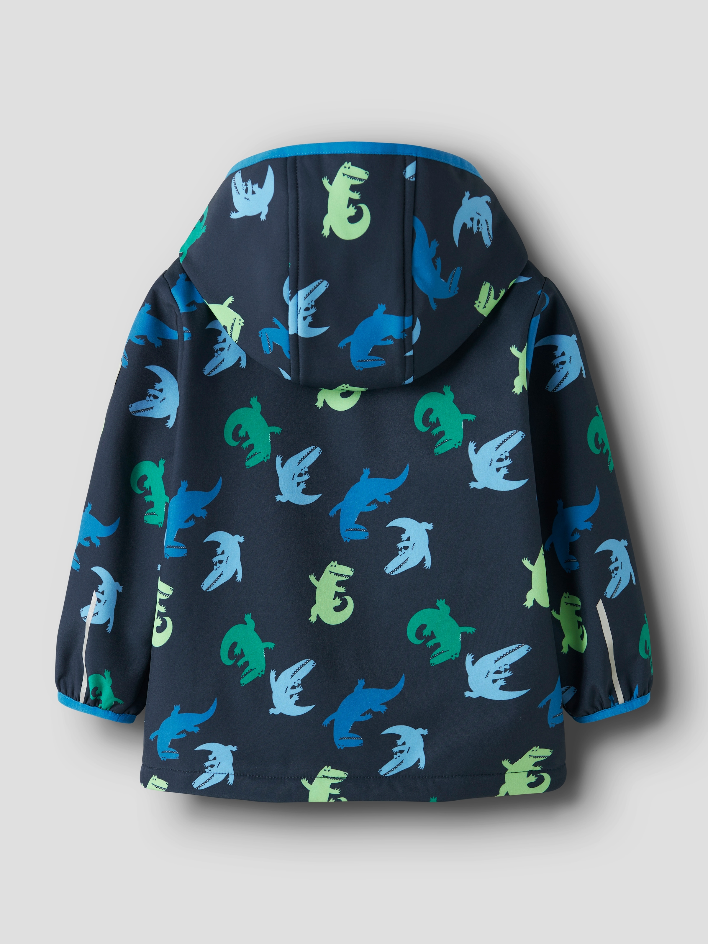 Name It Veste softshell »NMMMALTA05 SOFTSHELL JACKET AOP FO« mit Kapuze Materialmix, wasserdicht, winddicht, atmungsaktiv