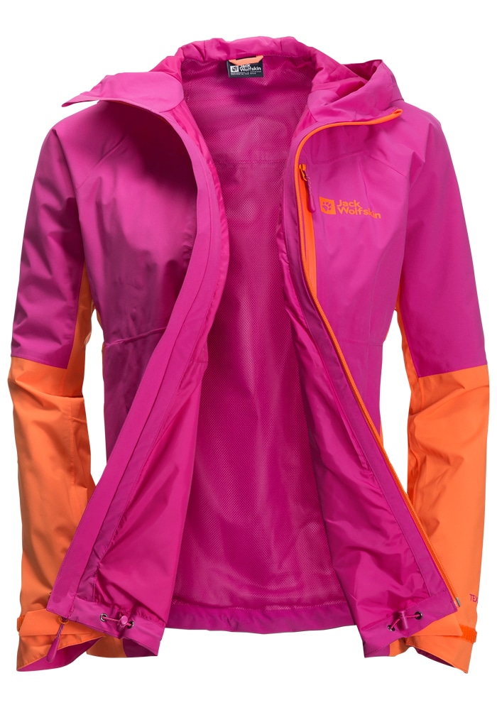 Jack Wolfskin Funktionsjacke »EAGLE PEAK 2L JKT W«, mit Kapuze