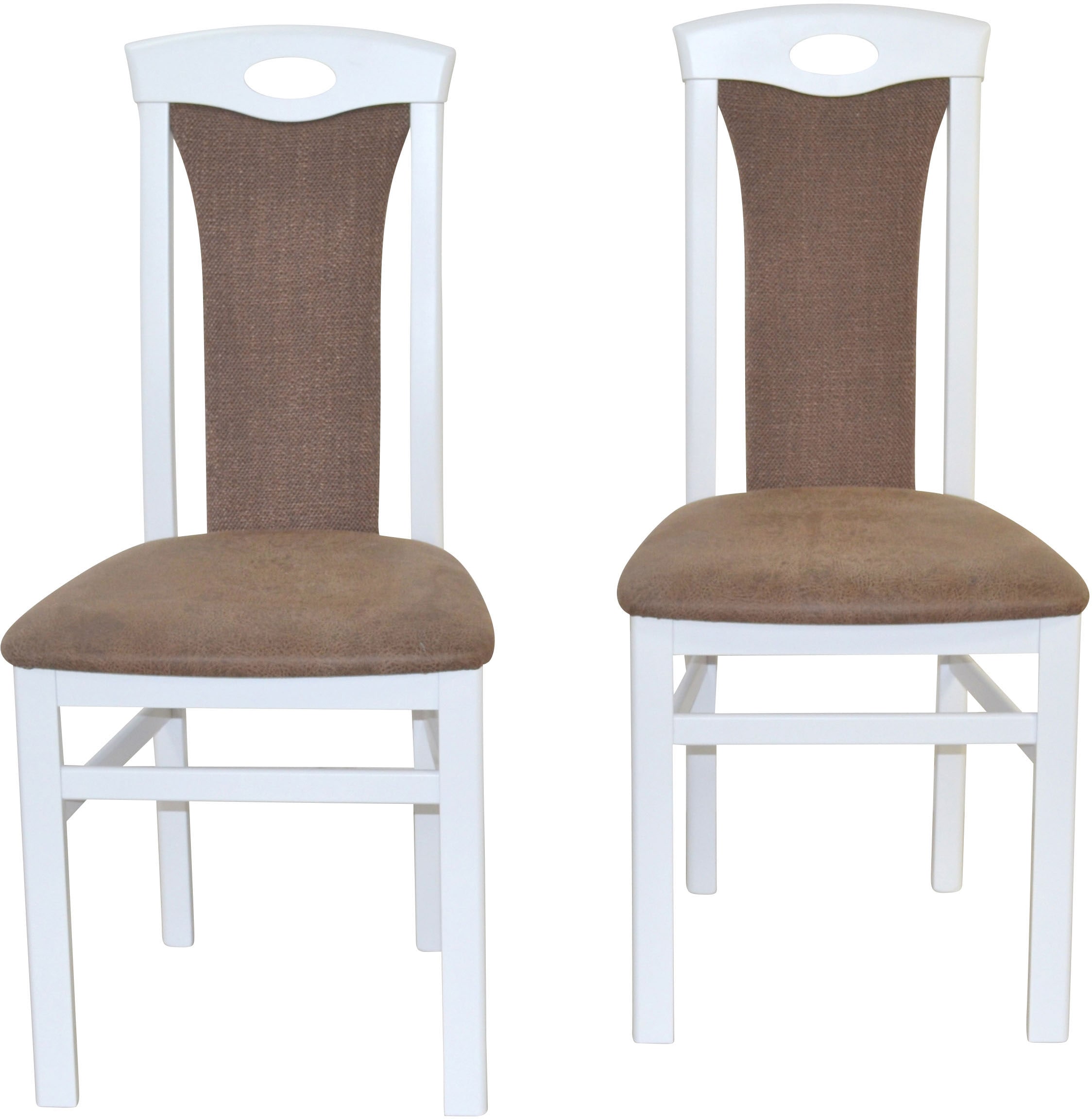 HOFMANN LIVING AND MORE Ensemble de salle à manger »5tlg. Tischgruppe« Spar-Set, 5tlg. Tischgruppe, 5 cuis tlg. Stühle montiert