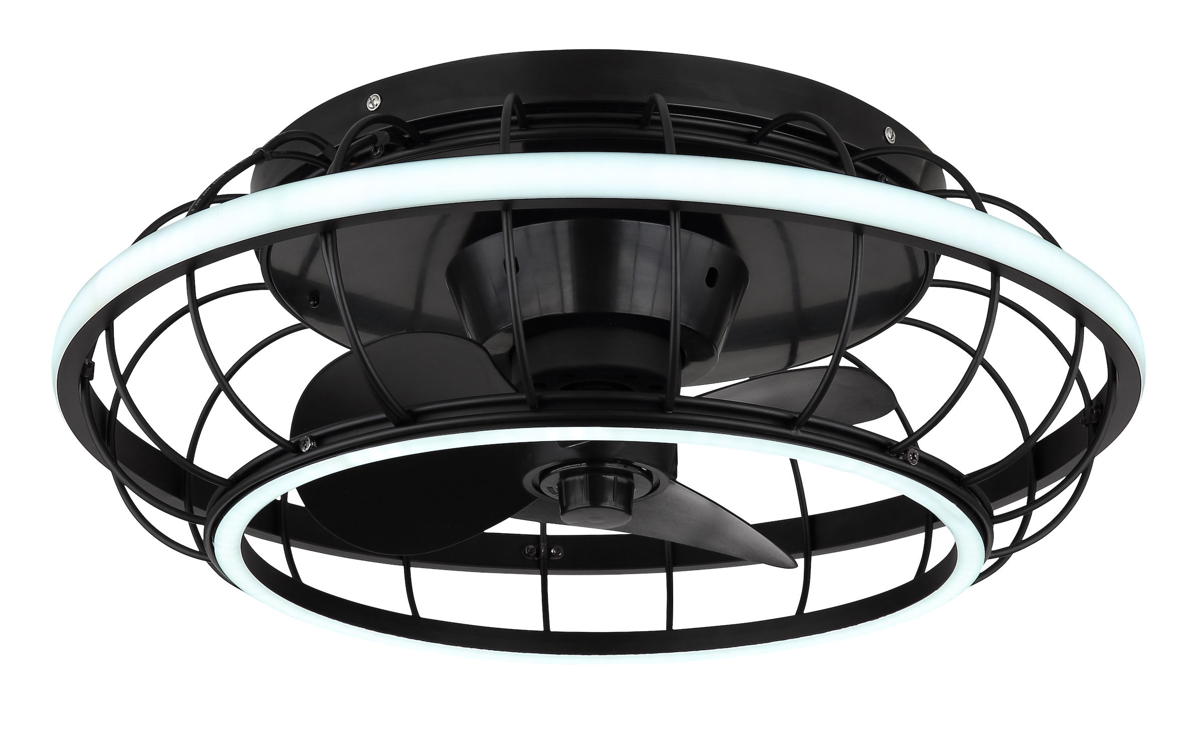 GLOBO LIGHTING Deckenleuchte »LINAY« LED-Modul 1 Stk. warmweiss - kaltweiss Deckenventilator, Deckenlampe, moderner Ventilator
