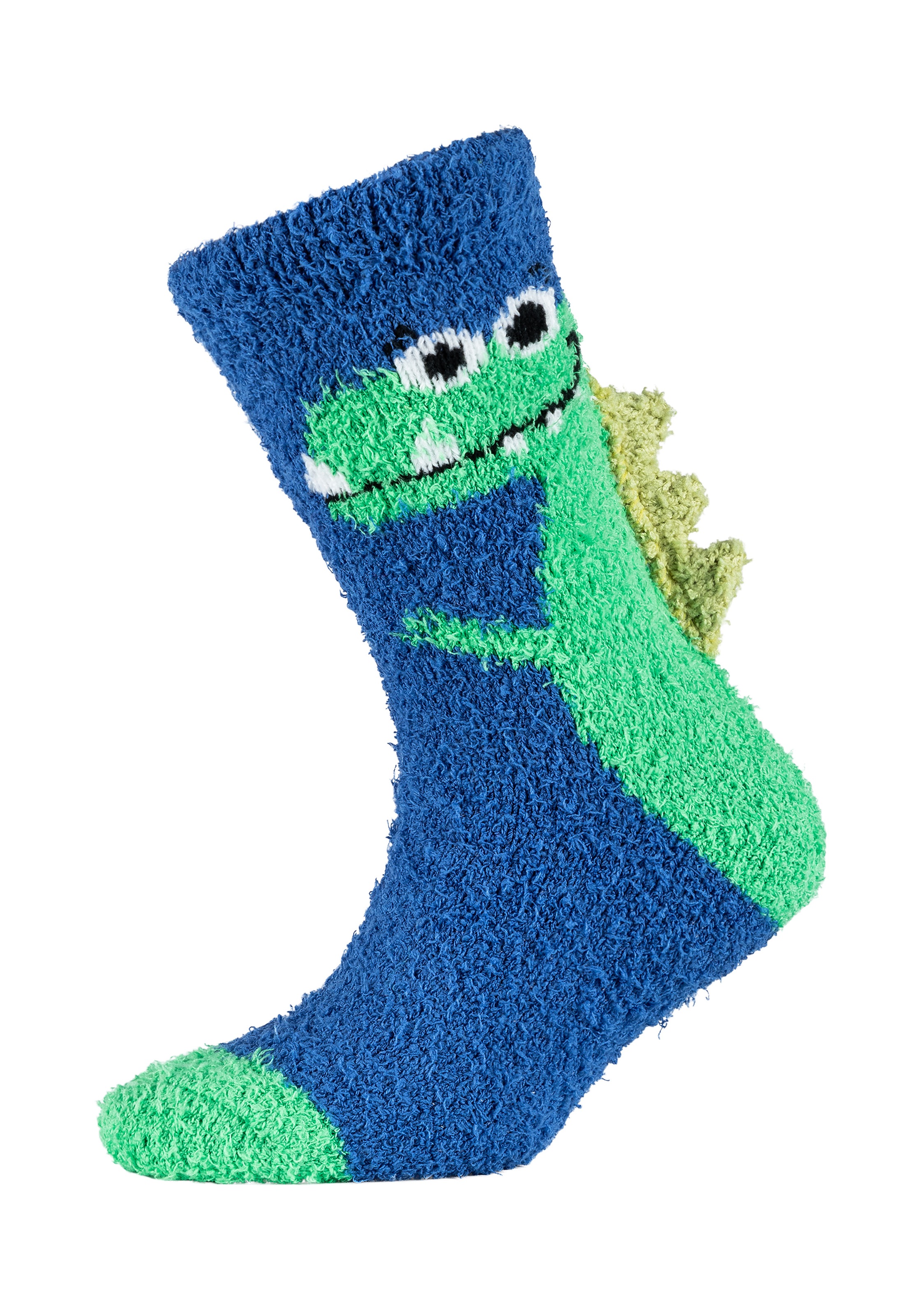 Camano Socken »COSY FANCY APPLICATION SOCKS«, (4 Paar), mit elastischem Bund