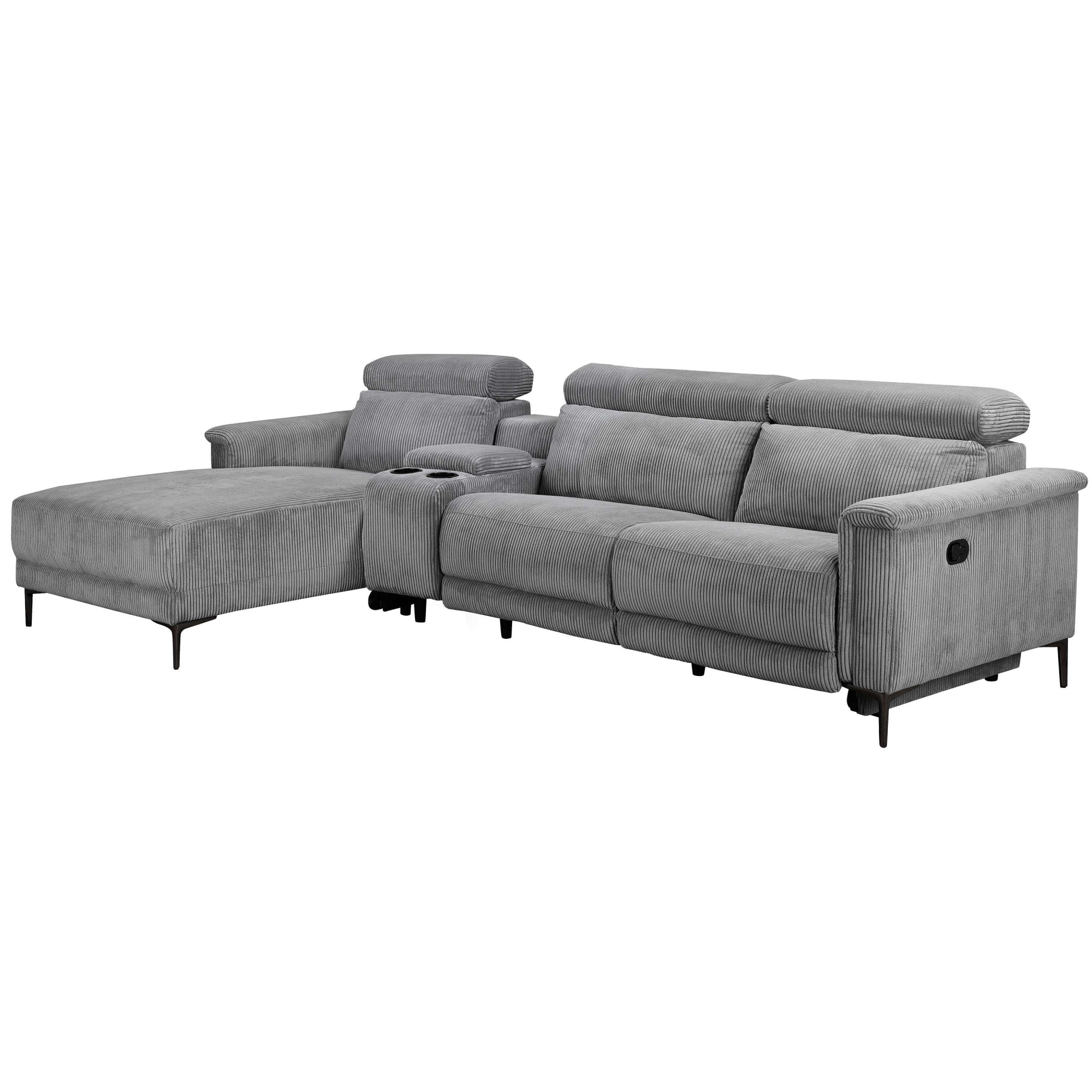 GOODproduct Canapé d'angle »LUND Kinosofa, L-Form, 298cm, man./elektr. Relaxfunktion (mit USB-A/C)« USB-A/C bei elektr.Variante, Kopfteilverstellg/Getränkehalter/Staufach