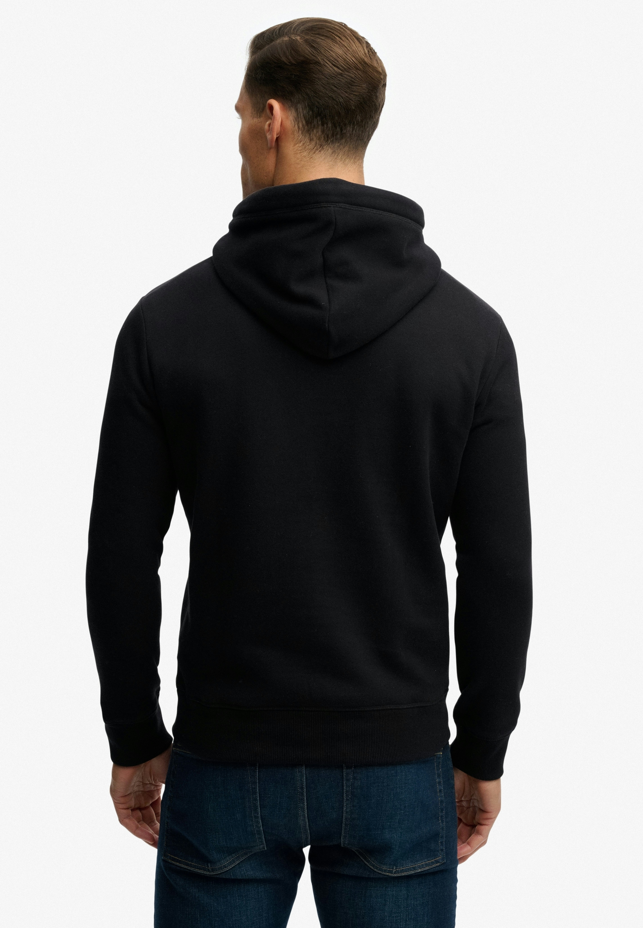 Superdry Kapuzensweatshirt »VINTAGE LOGO EMB HOOD«, Baumwollmischung, angeraute Sweatware
