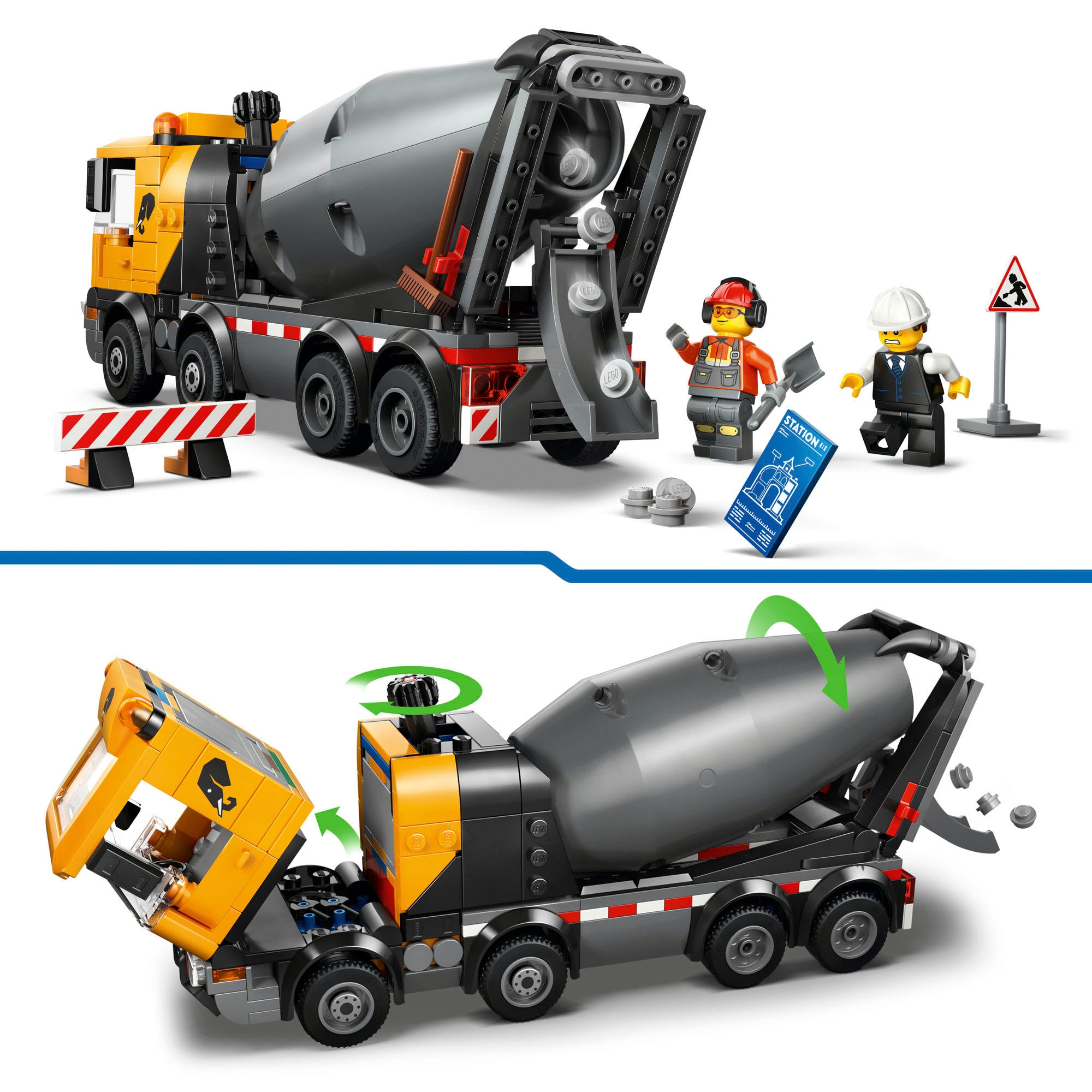 LEGO® Pions de construction »Betonmischer (60478), LEGO City« Made in Europe