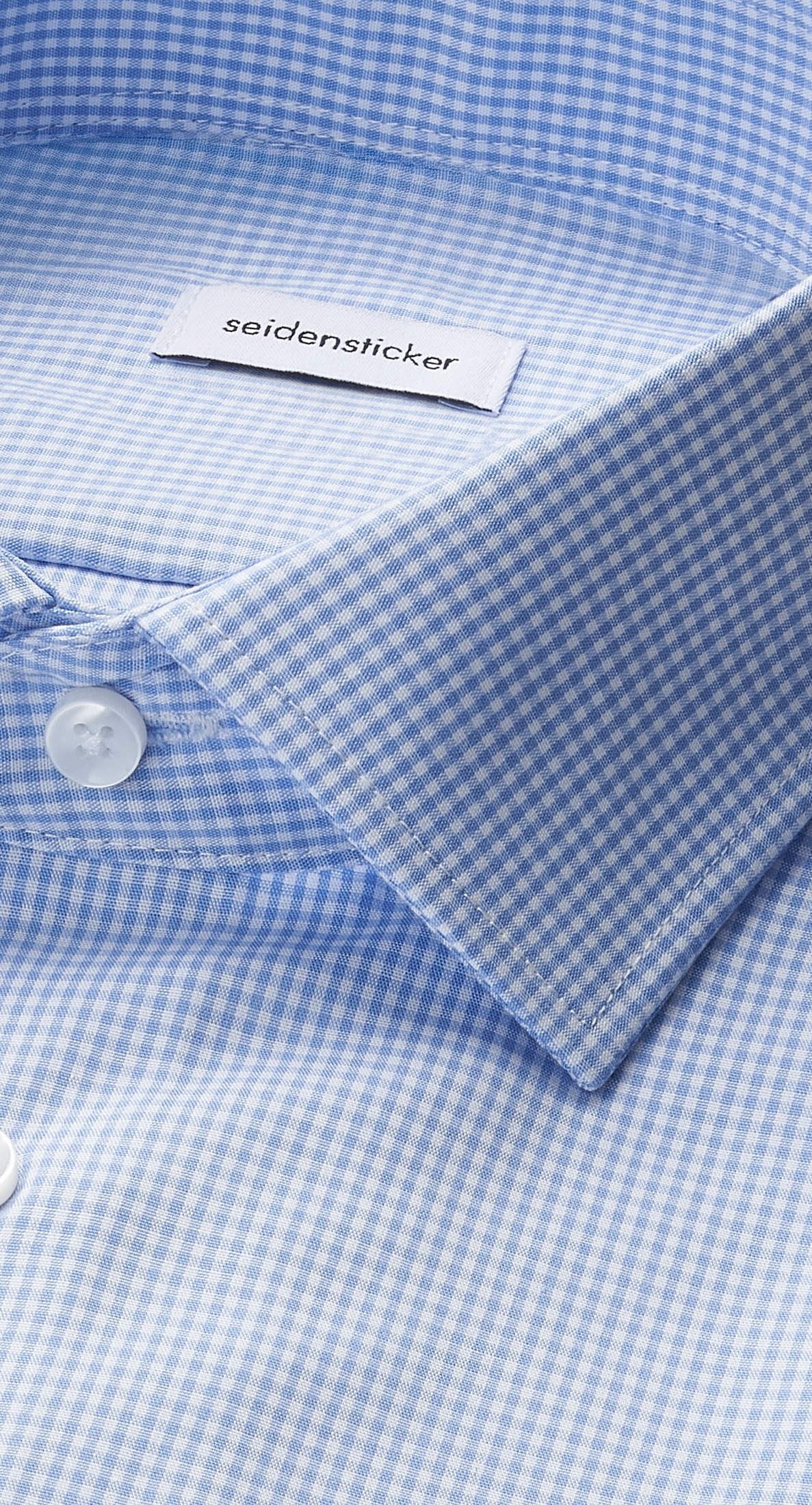 seidensticker Businesshemd »Schwarze Rose« Slim 1/1 Kentkragen Karo