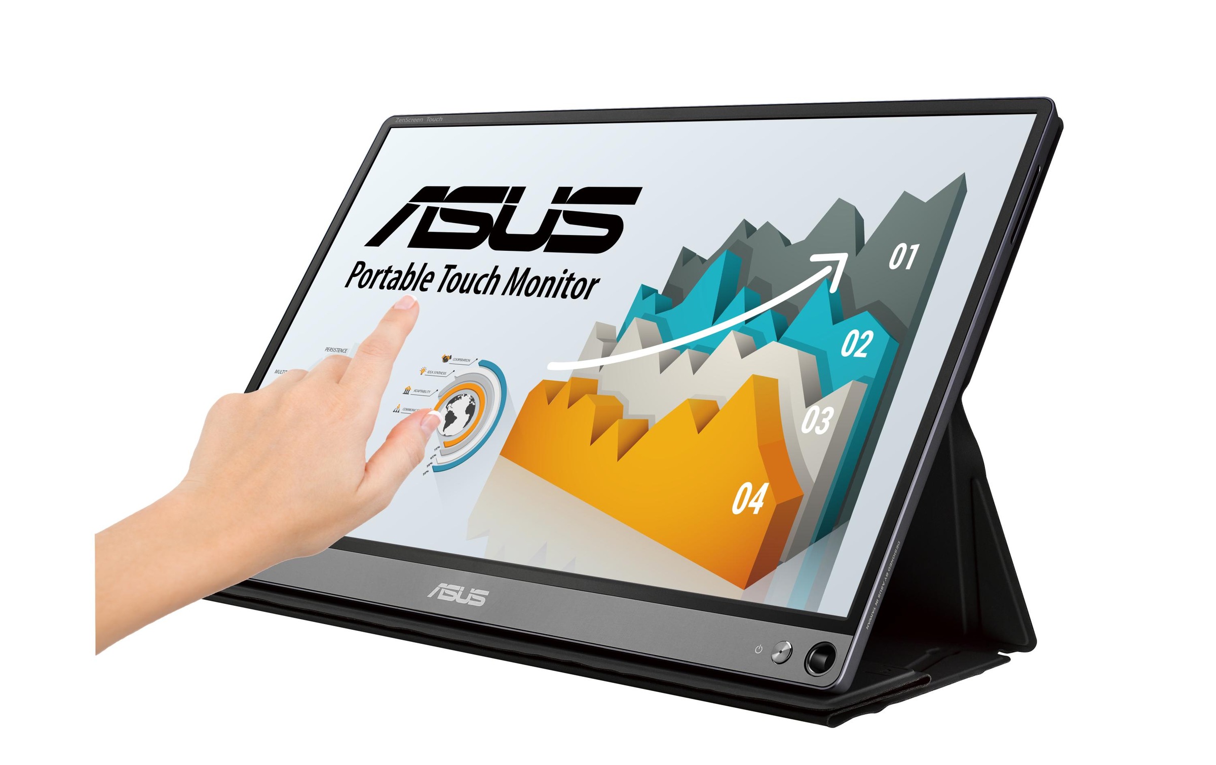 Asus LED-Monitor »ZenScreen Touch MB16AM«, 39,62 cm/15,6 Zoll, 1920 x 1080 px, 60 Hz