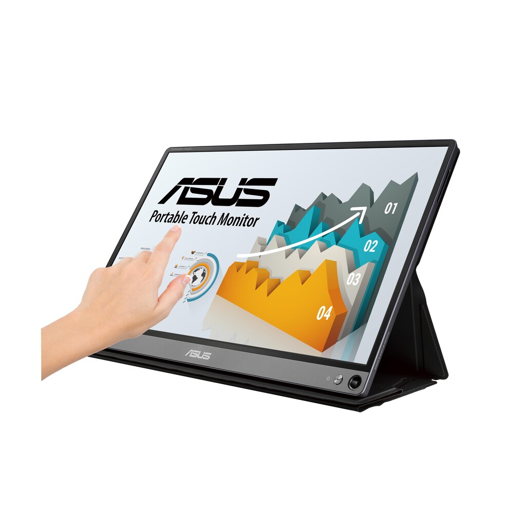 Asus LED-Monitor »ZenScreen Touch MB16AM«, 39,62 cm/15,6 Zoll, 1920 x 1080 px, 60 Hz