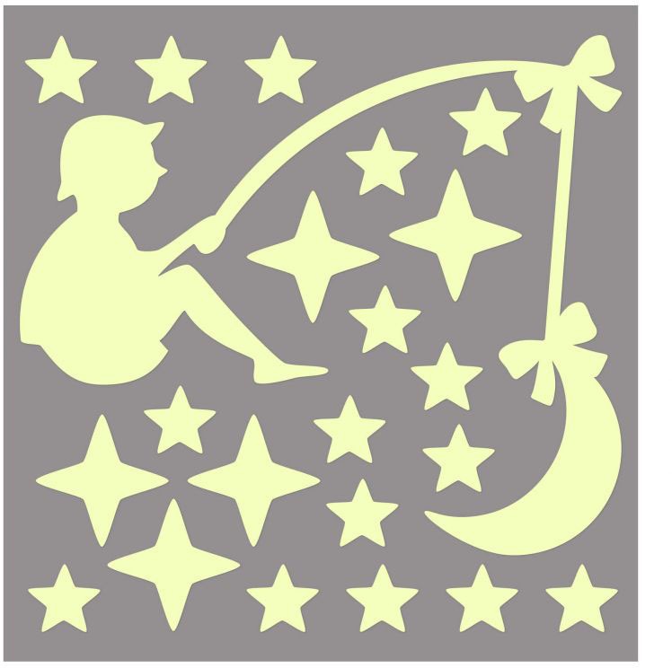 Image of Wall-Art Wandtattoo »Leuchtsterne Lichtschalter«, (1 St.) bei Ackermann Versand Schweiz