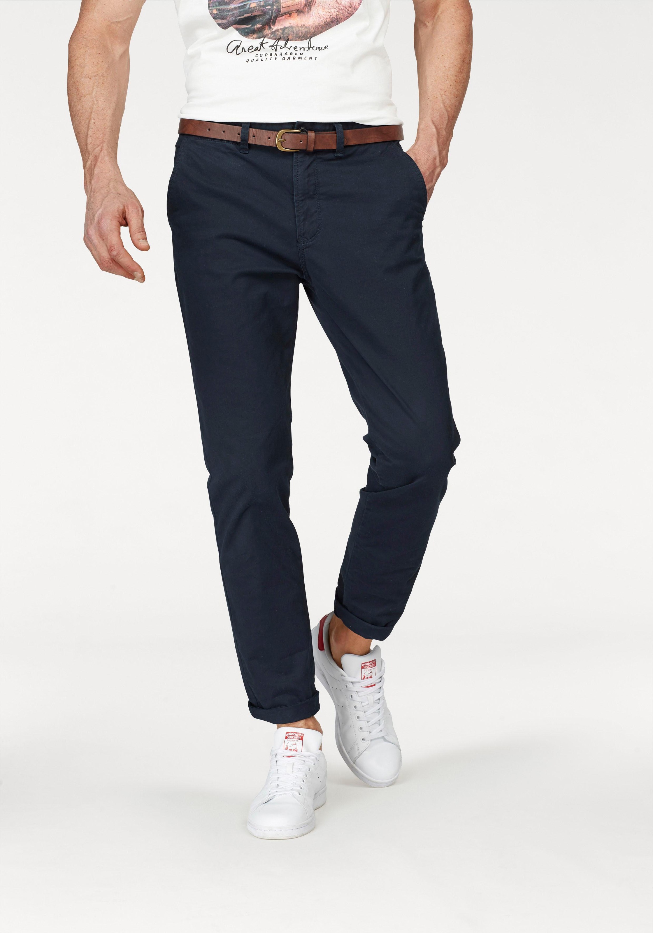 Image of Jack & Jones Chinohose »CODY SPENCER«, (Set, 2 tlg., mit Gürtel) bei Ackermann Versand Schweiz