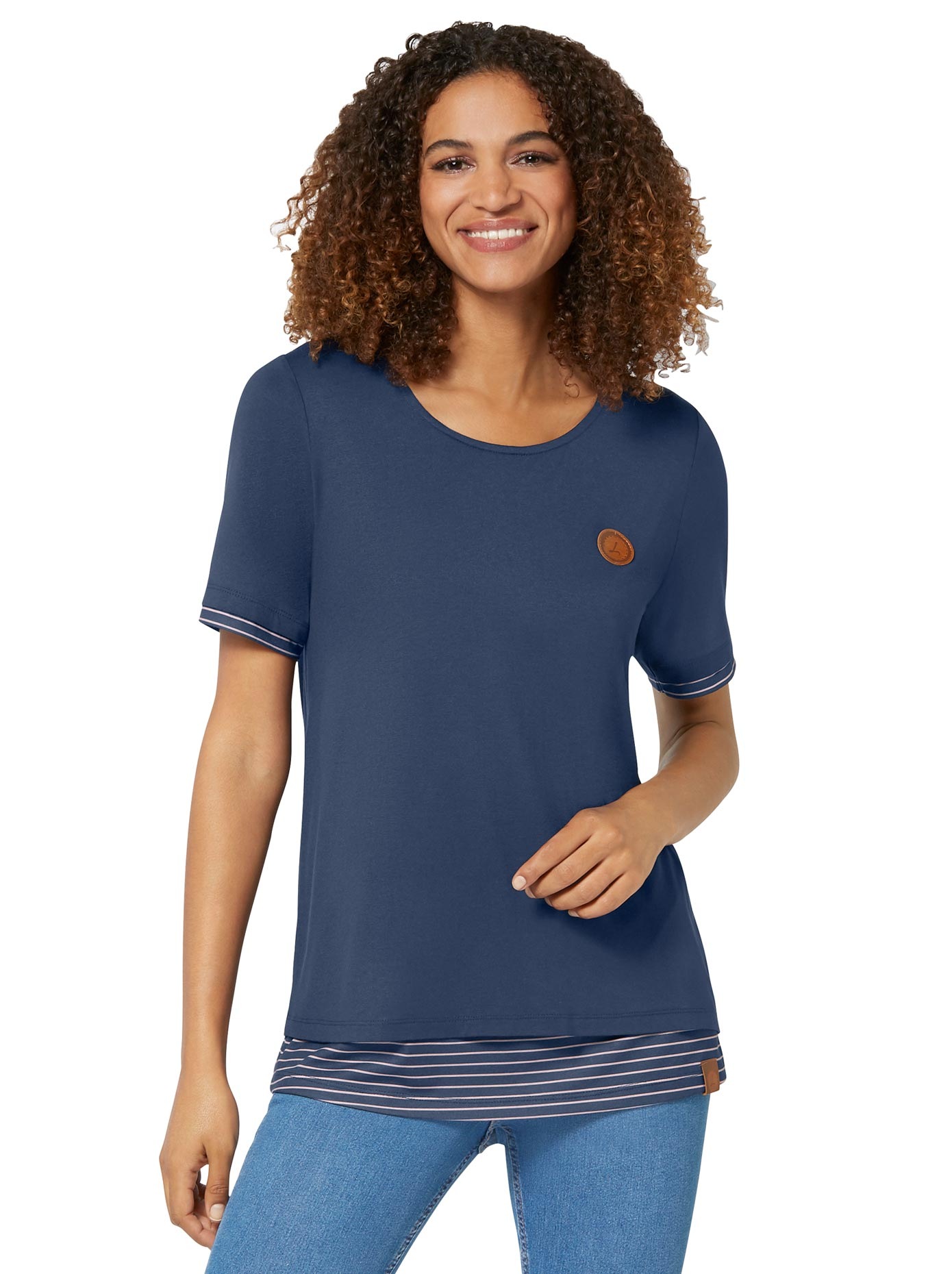 Image of Casual Looks 2-in-1-Shirt »Longshirt«, (1 tlg.) bei Ackermann Versand Schweiz