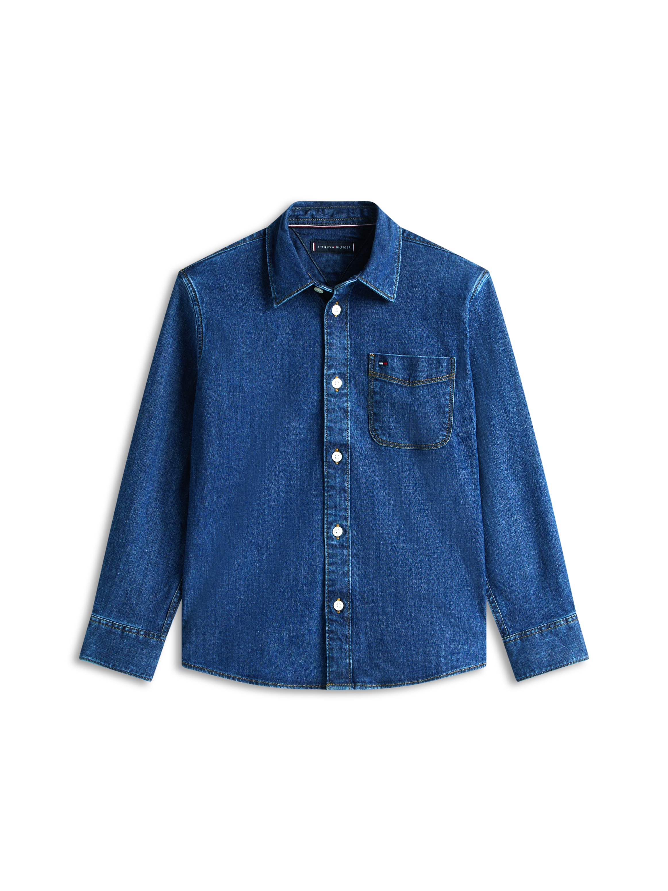 Tommy Hilfiger Chemise en jean »RELAXED DENIM SHIRT« Regular fit, für Kinder bis 16 Jahre