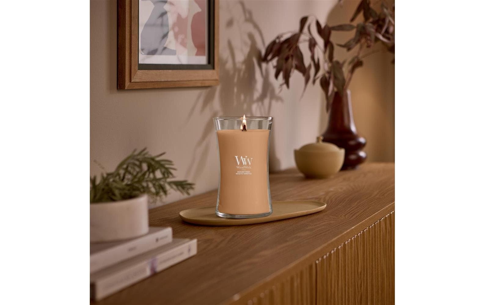 Image of Woodwick Duftkerze "Hazelnut Roast Large Jar"