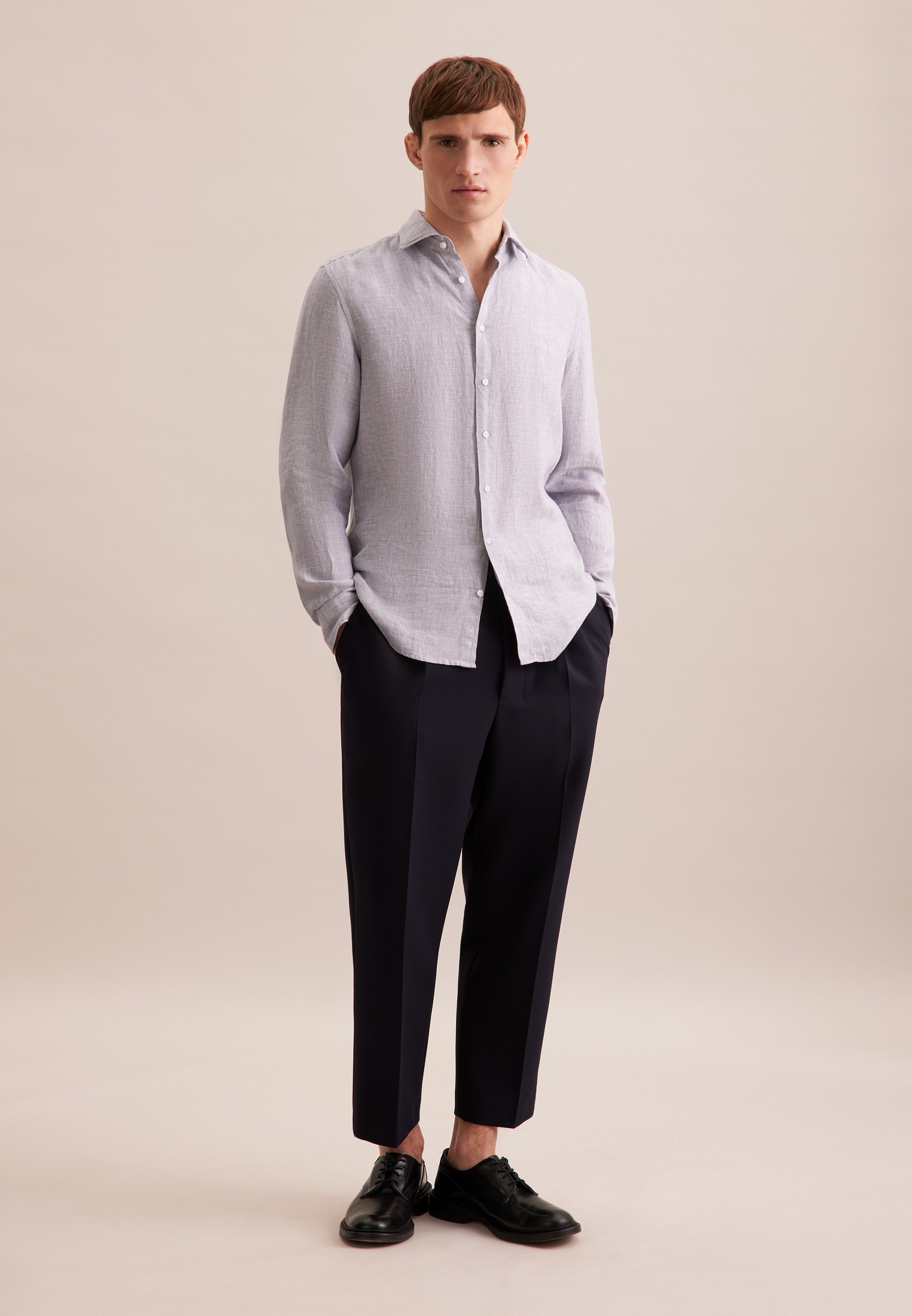 seidensticker Chemise d'affaires »Slim« Slim 1/1 Kentkragen Uni