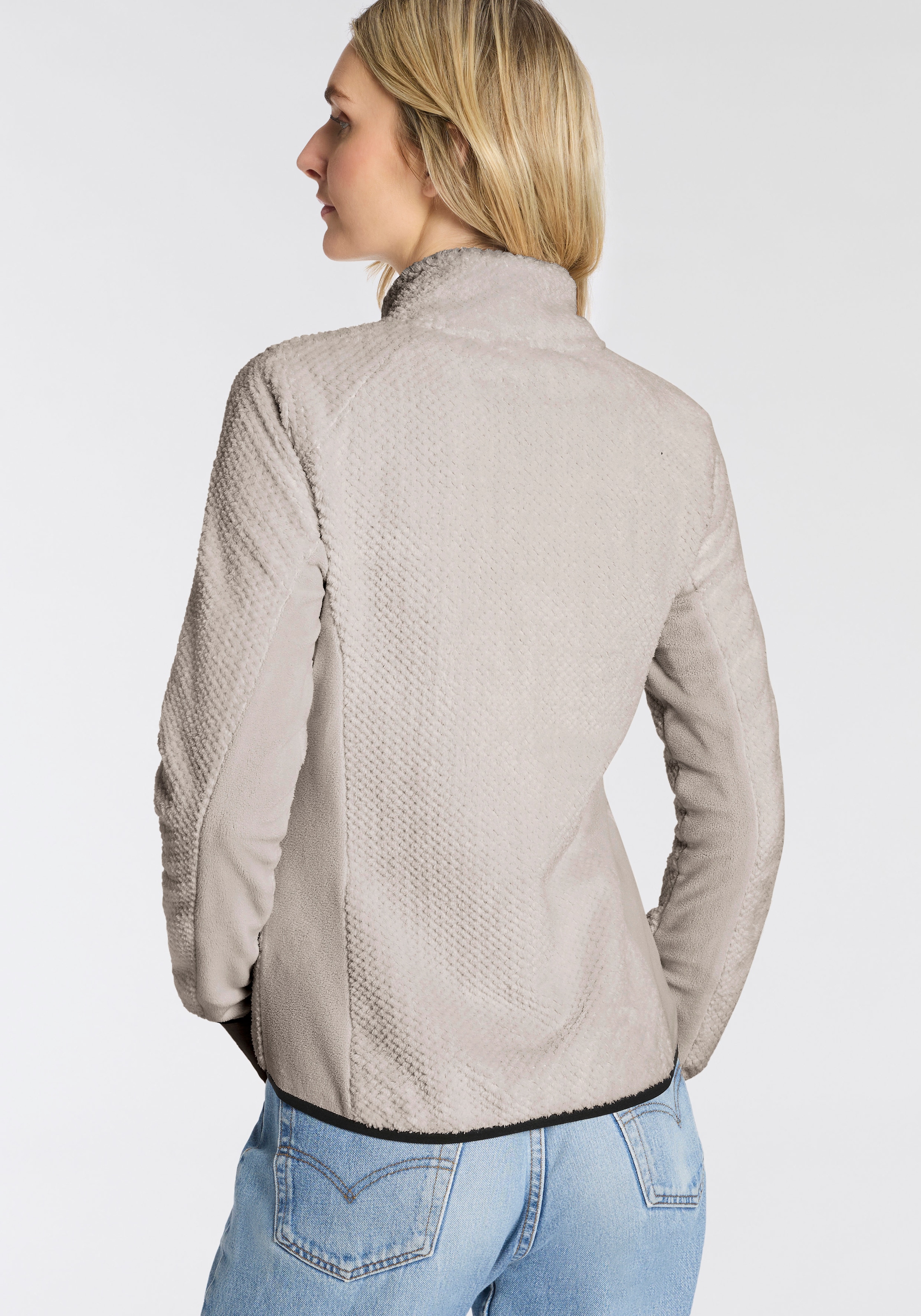 Killtec Veste polaire »KOW 6 WMN KNTFLC JCKT« 1 cuis tlg. Übergangsjacke, windabweisend, mit Stehkragen