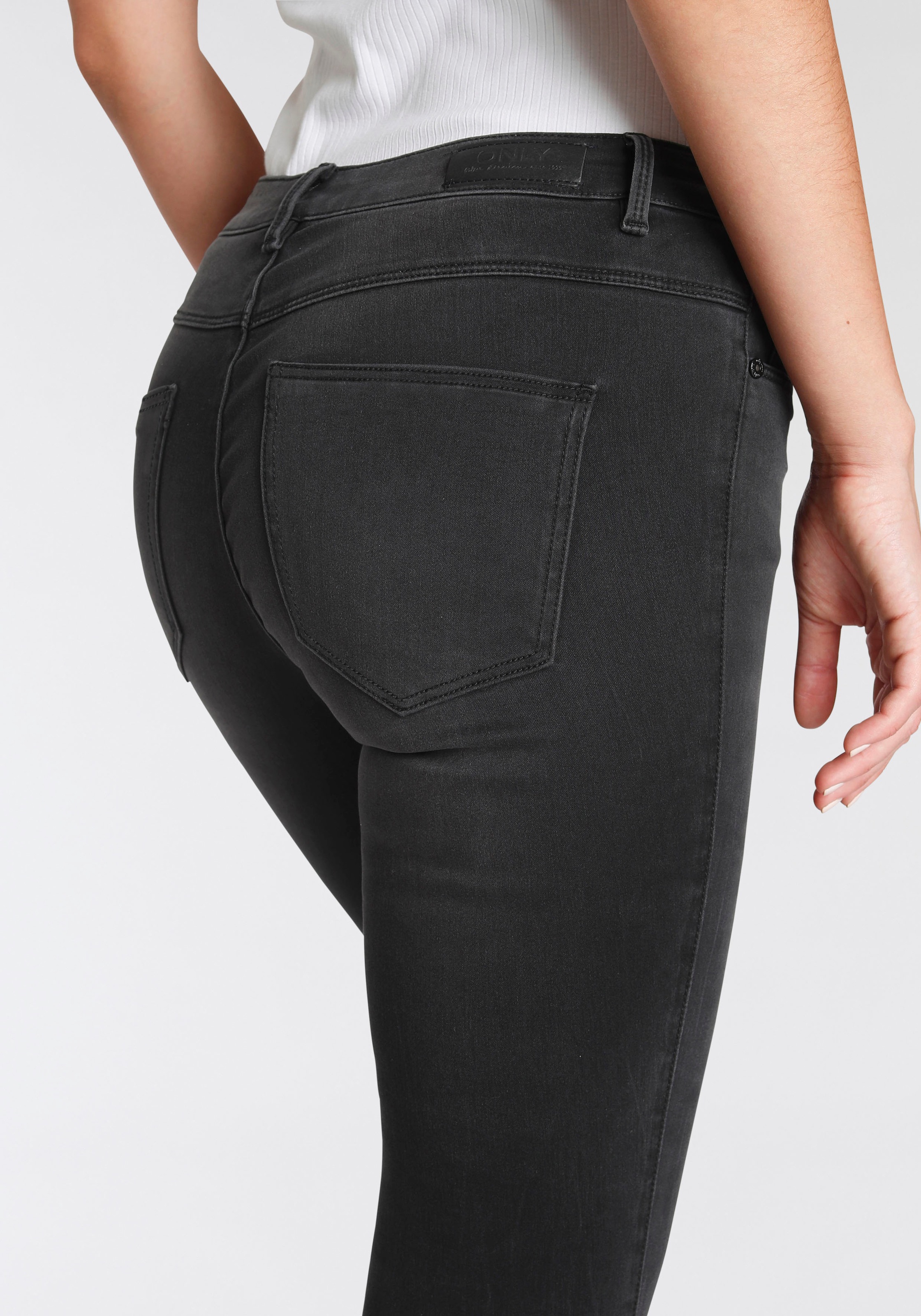ONLY Skinny-fit-Jeans »ONLPAOLA – Extra-eng geschnittene Jeans mit figurformender Silhouette«, skinny fit, modisch, Denim, Baumwollmischung
