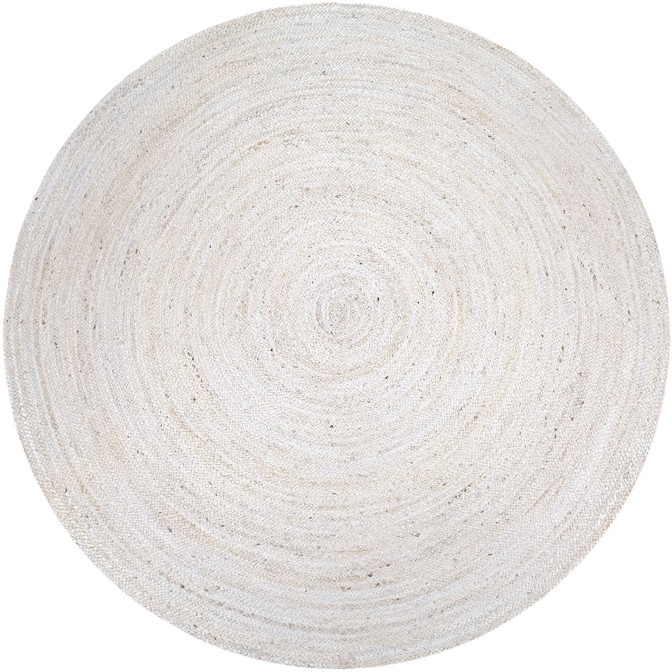 Paco Home Teppich »Viborg 595«, rund, 13 mm Höhe, Jute, Modern, Boho, Handgefertigter Natur-Teppich