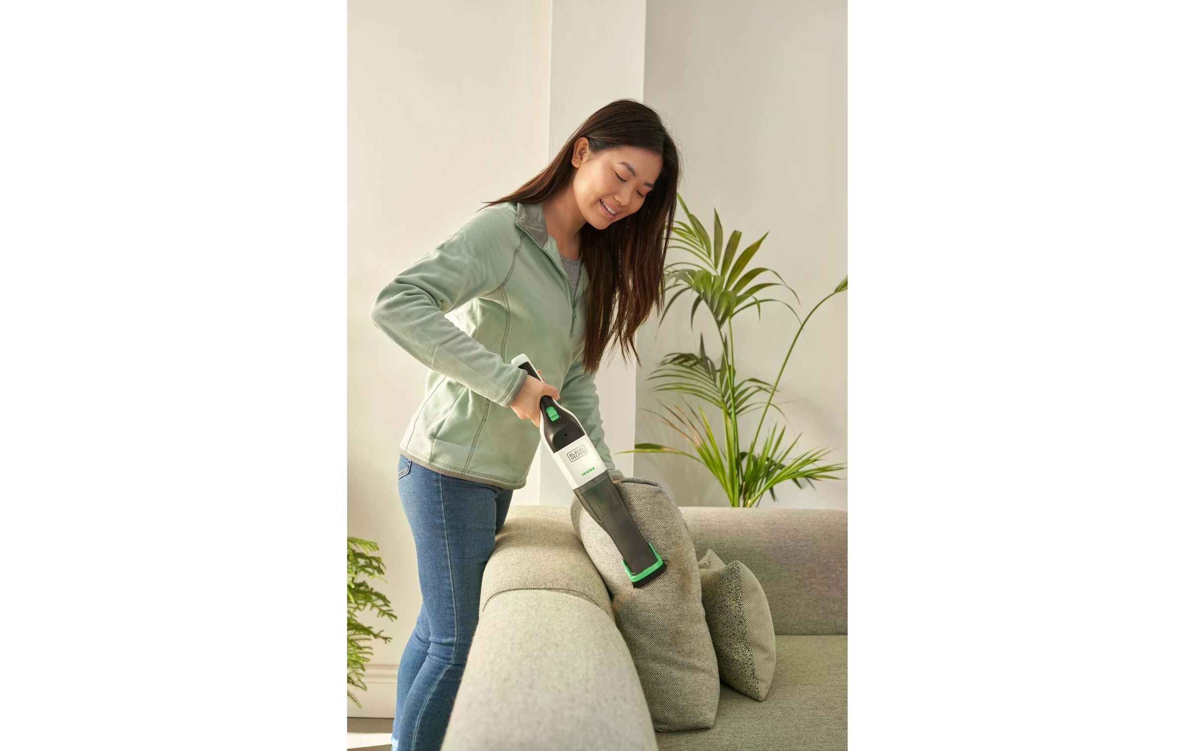 Black + Decker Akku-Handstaubsauger »REVHV8C-QW Schwarz/Weiss«