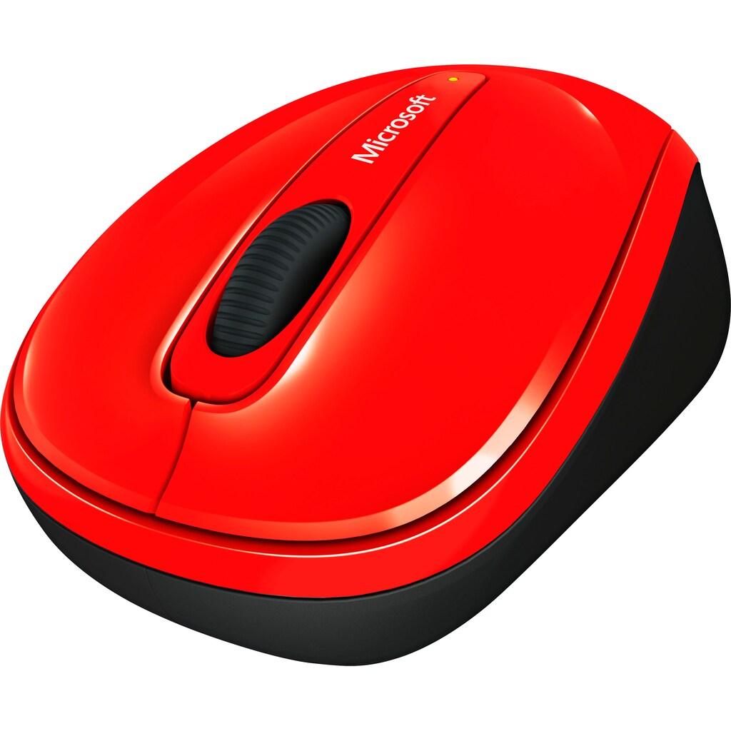 Microsoft Maus »Wireless Mobile Mouse 3500 Flame Red«, RF Wireless