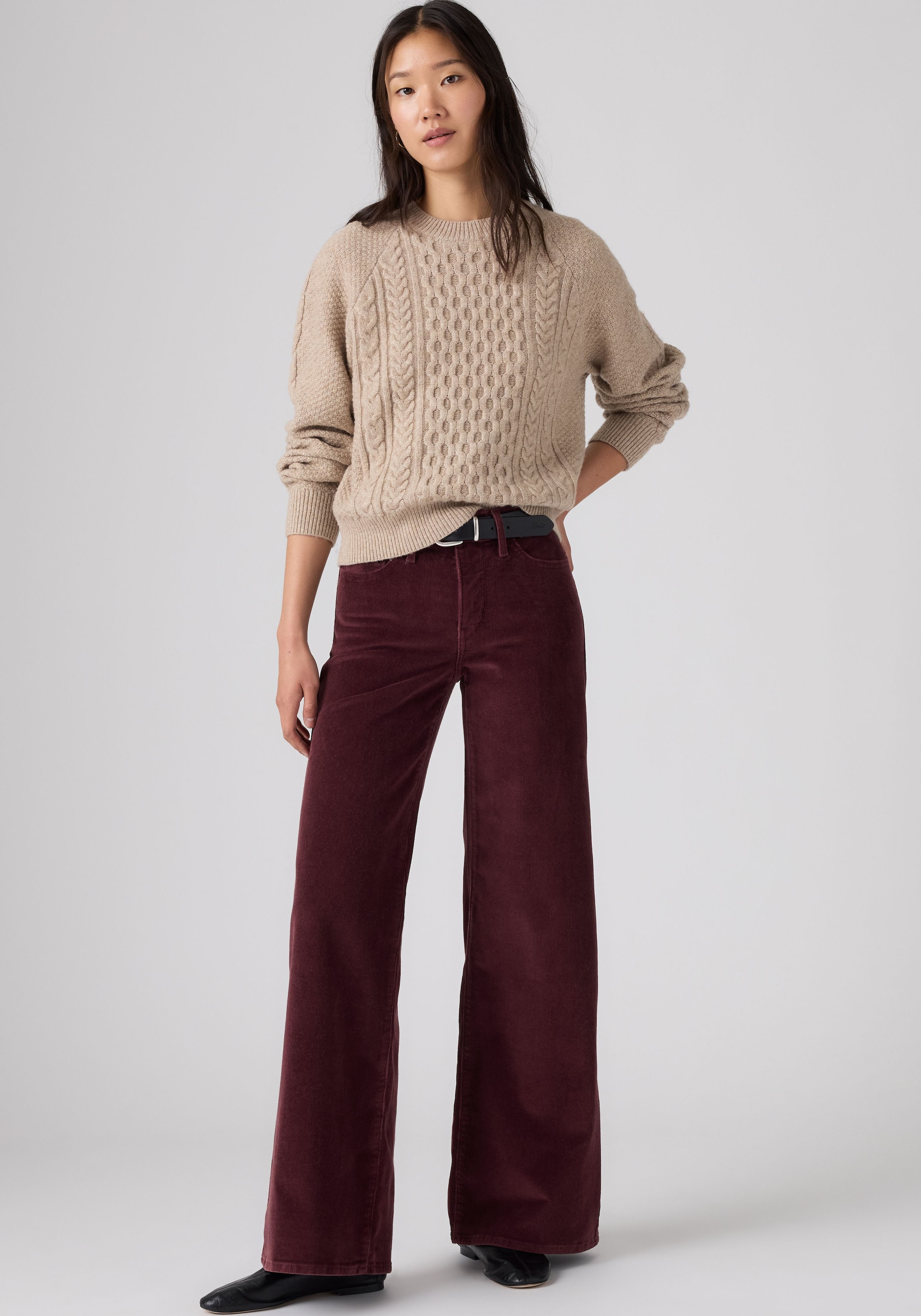 Levi's® Cordhose »318 SHAPING WIDE LEG«  mit weitem Bein - Wide Leg