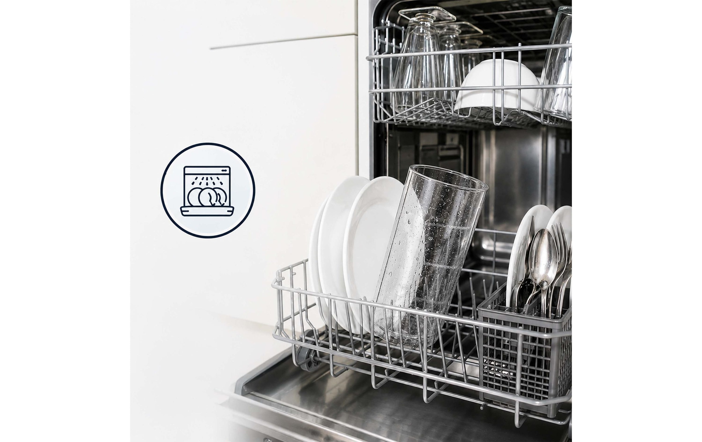relaxdays Bocal à provisions »1,2 l« compatible lave-vaisselle