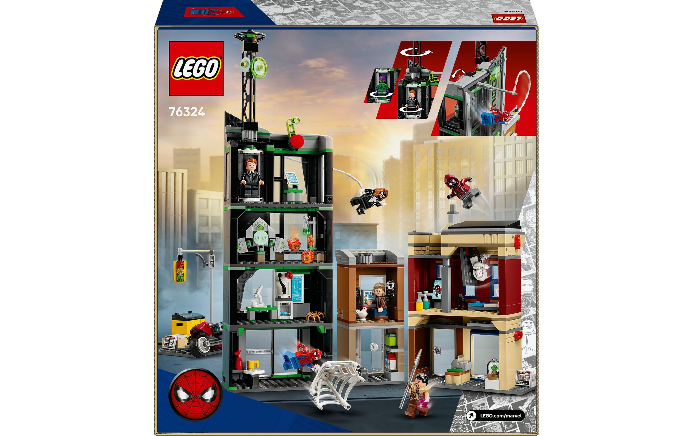 LEGO® Spielbausteine »LEGO® Marvel Spider-Man vs. Oscorp 76324«