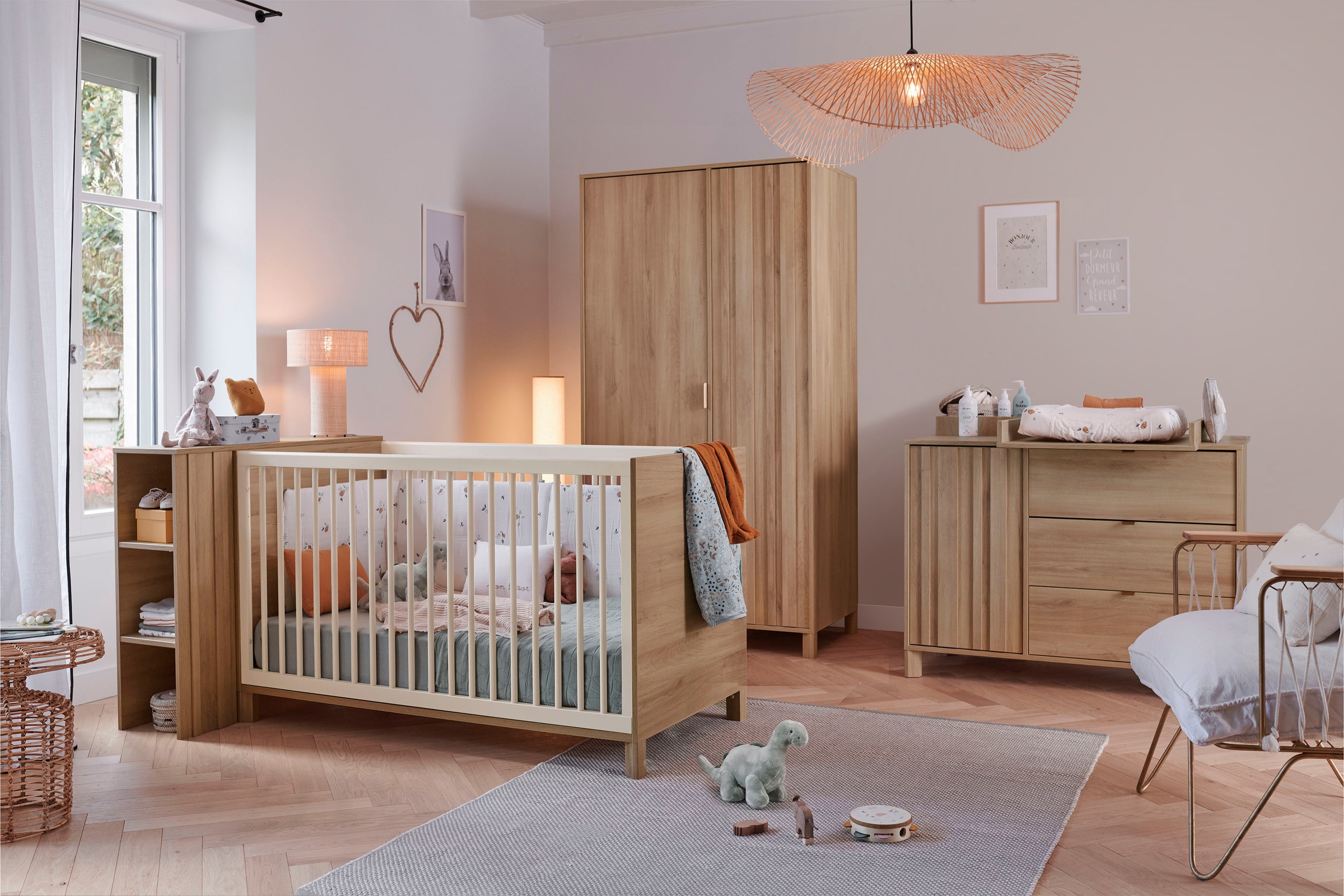 Gami Set complet pour chambre de bébé »SET N°3 CALYPSO« 6 cuis tlg. Viel Stauraum für eine optimale Organisation.