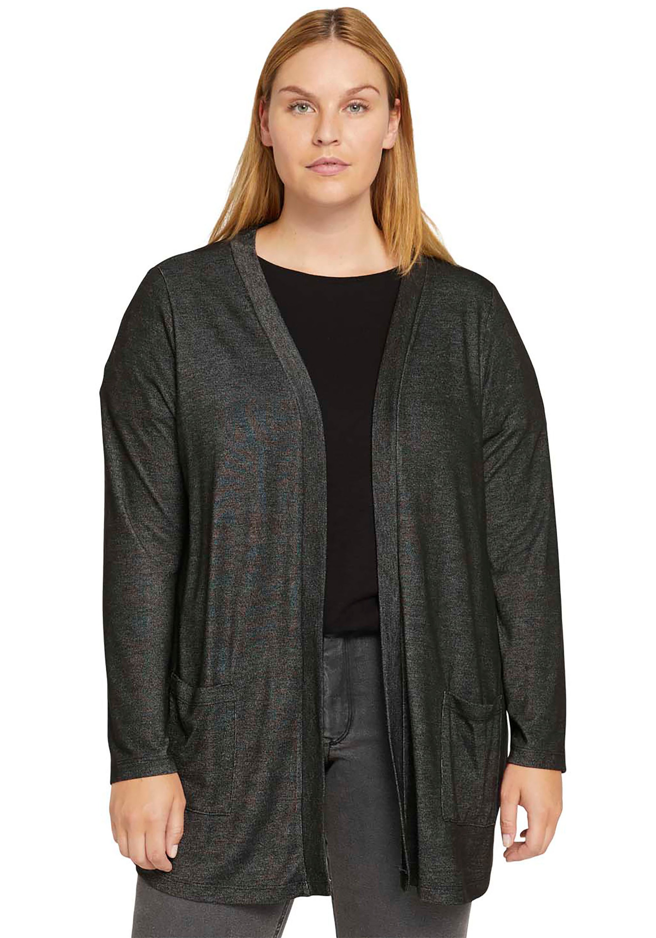 Image of TOM TAILOR PLUS Cardigan, mit aufgesetzten Taschen bei Ackermann Versand Schweiz
