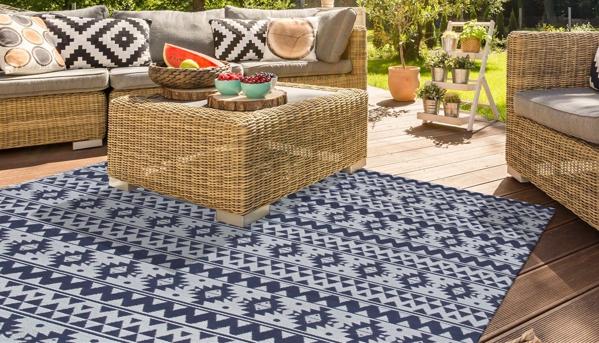 Image of Kayoom Teppich "Sunny 210" rechteckig 8 mm Höhe Outdoor-Teppich, besonders strapazierfähig, auch für Indoor