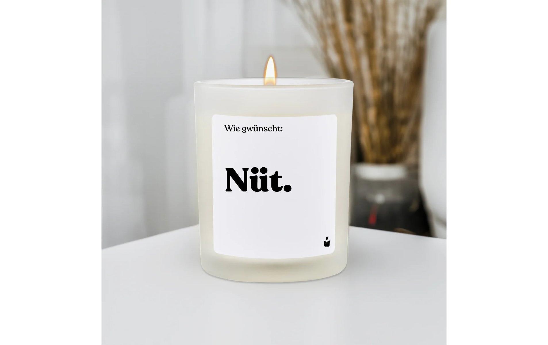   Duftkerze »ChattyCandles Wie gwünscht: Nüt 6,7 x 8 cm«
