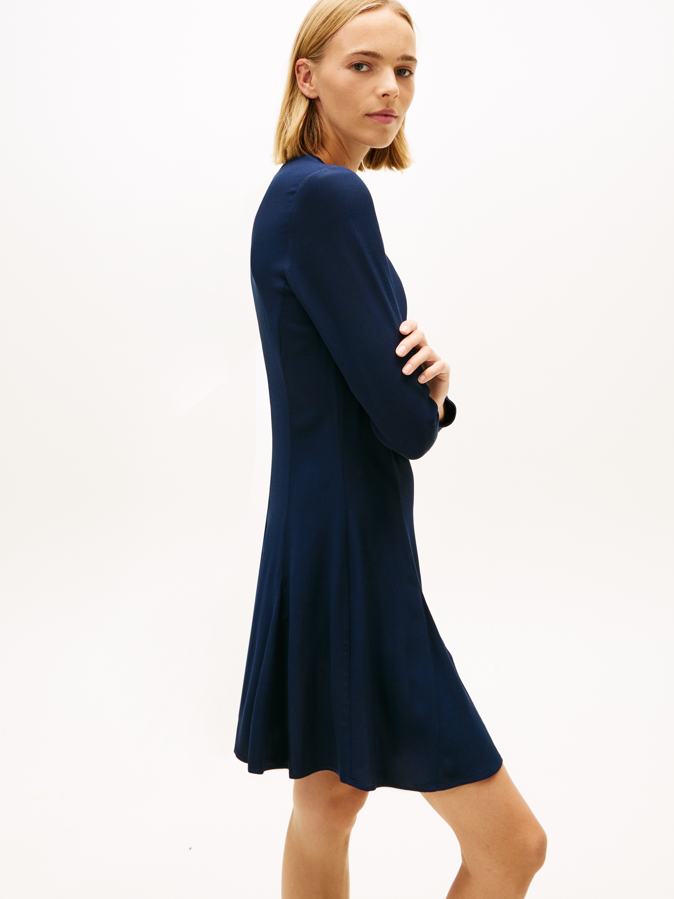 Tommy Jeans Mini-robe »TJW MINI F&F LS DRESS«