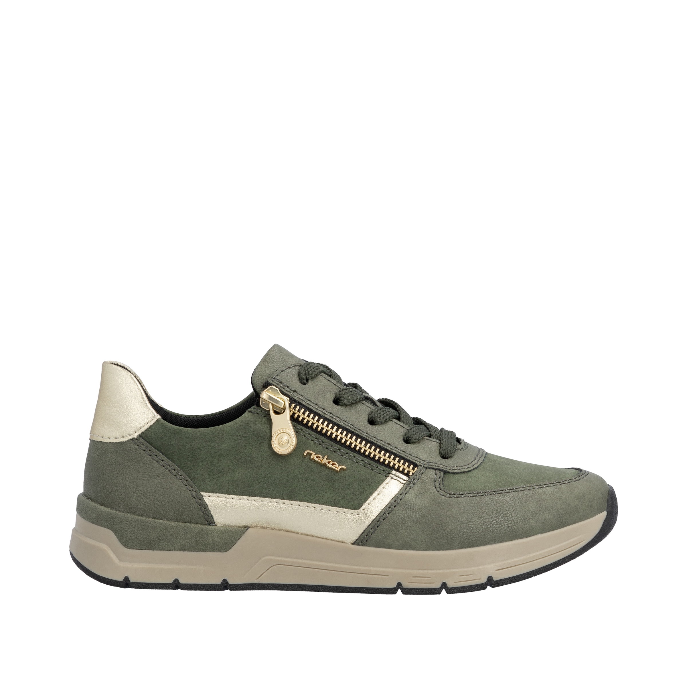 Rieker Sneakers  chaussure de loisirs, chaussure à lacets, chaussure basse avec accents mode