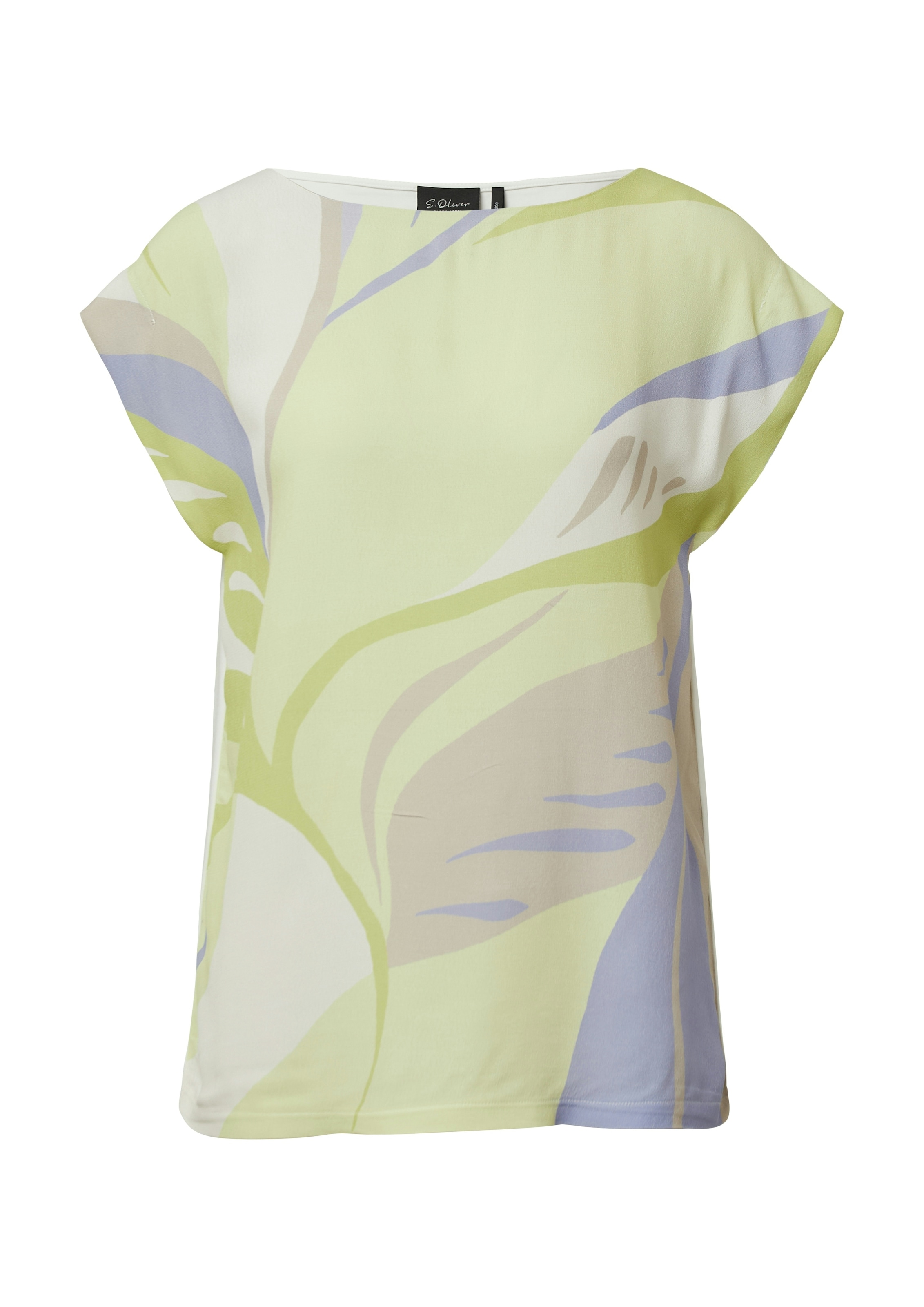 s.Oliver BLACK LABEL T-shirt avec imprimé intégral